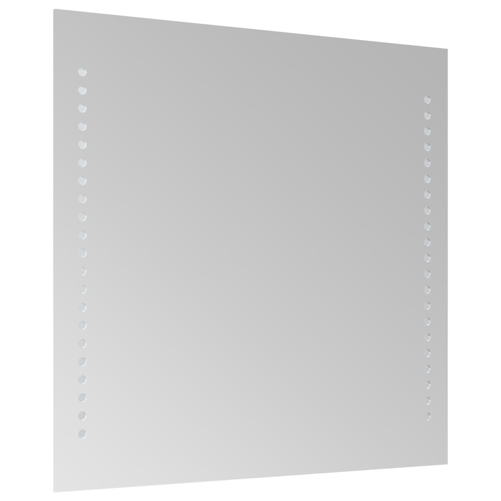 LED kupaonsko ogledalo s ogledalom *Transparent*an 40 x 40 cm