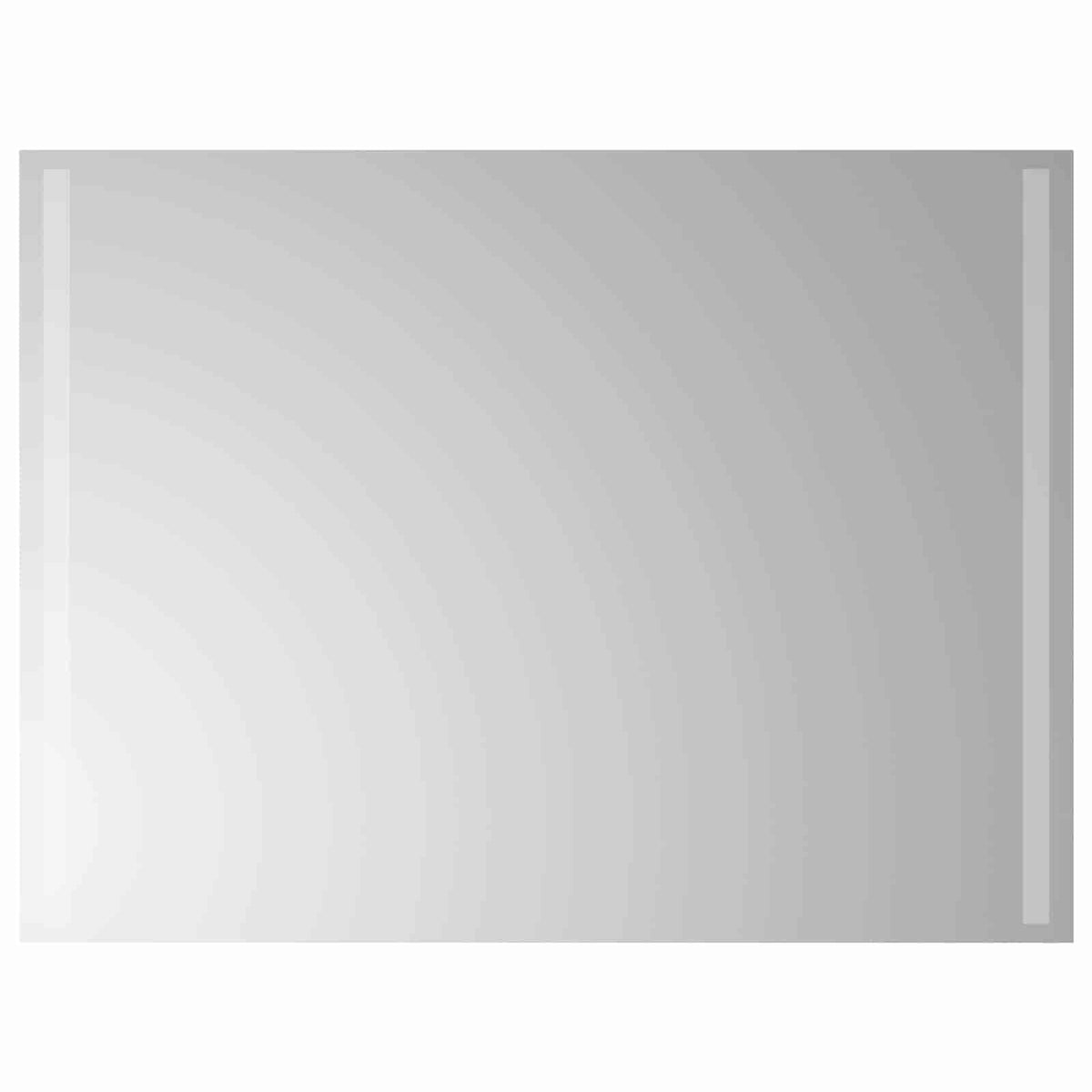 LED kupaonsko ogledalo s ogledalom *Transparent*an 80 x 60 cm