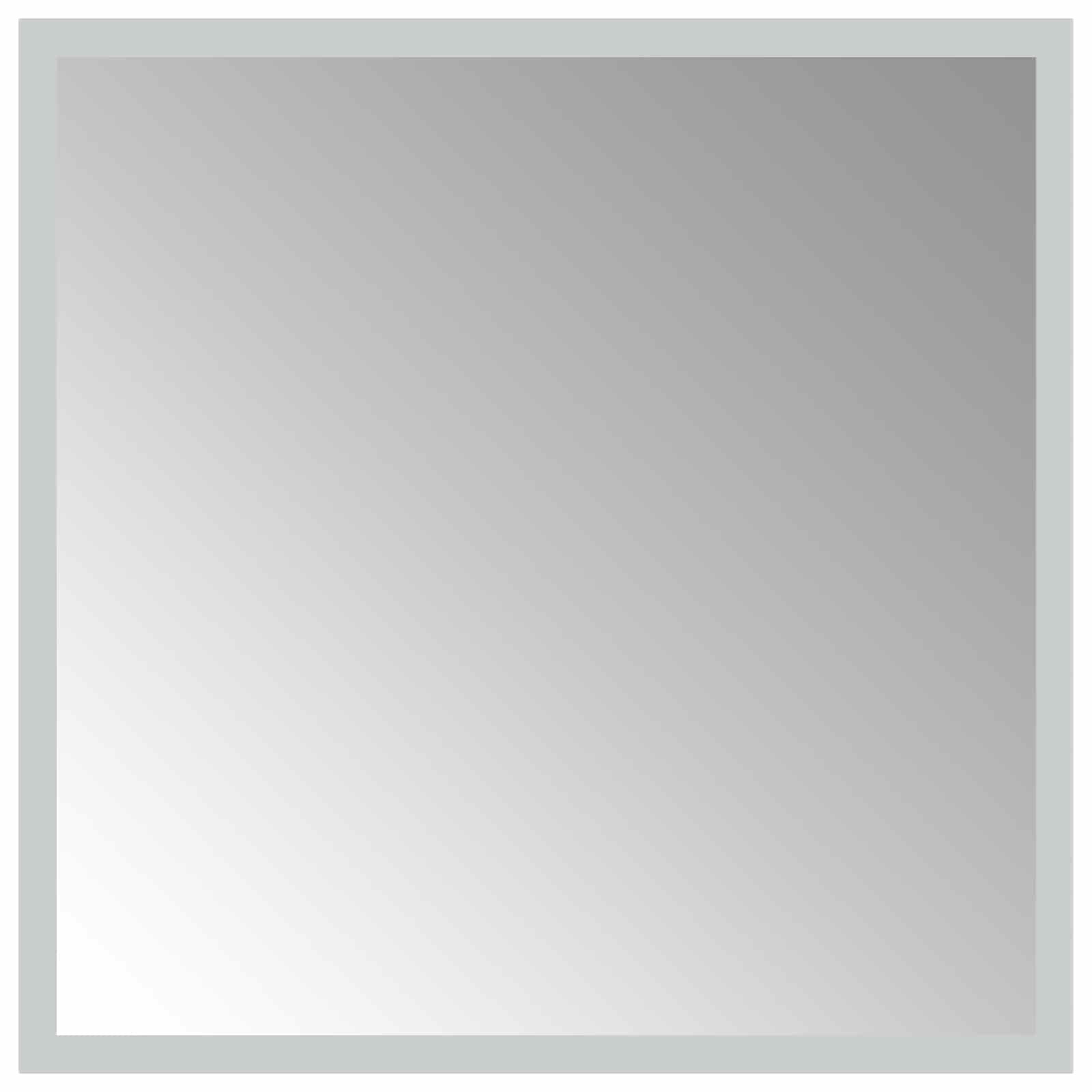 LED kupaonsko ogledalo s ogledalom *Transparent*an 40 x 40 cm