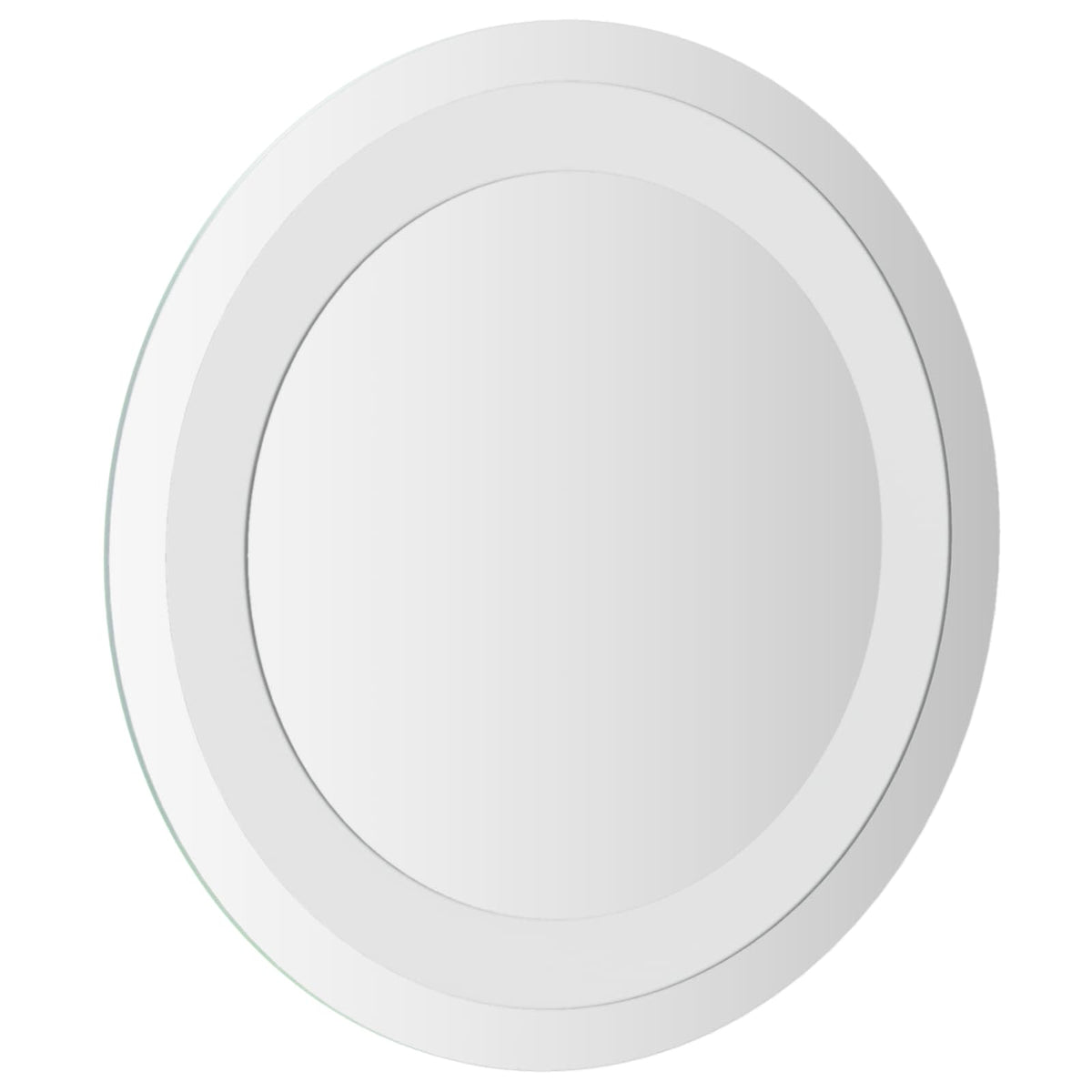LED kupaonsko ogledalo s ogledalom *Transparent*an Ø 30 cm
