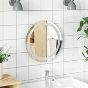 LED kupaonsko ogledalo s ogledalom *Transparent*an Ø 40 cm