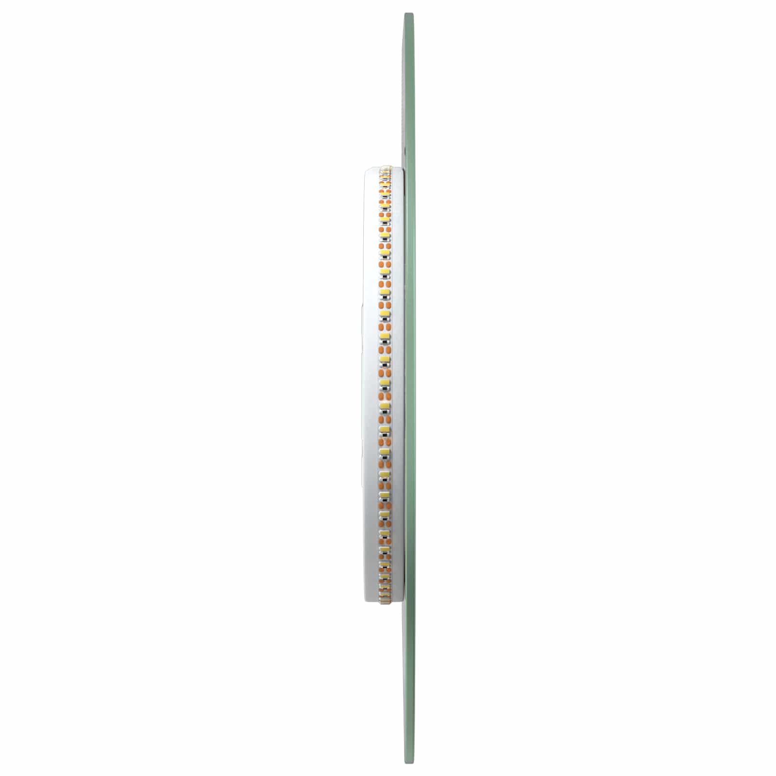 LED kupaonsko ogledalo s ogledalom *Transparent*an Ø 40 cm