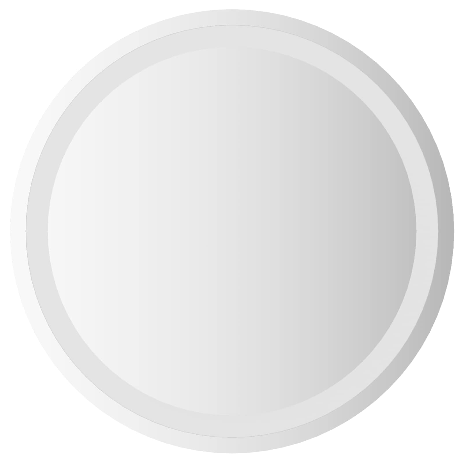 LED kupaonsko ogledalo s ogledalom *Transparent*an Ø 50 cm