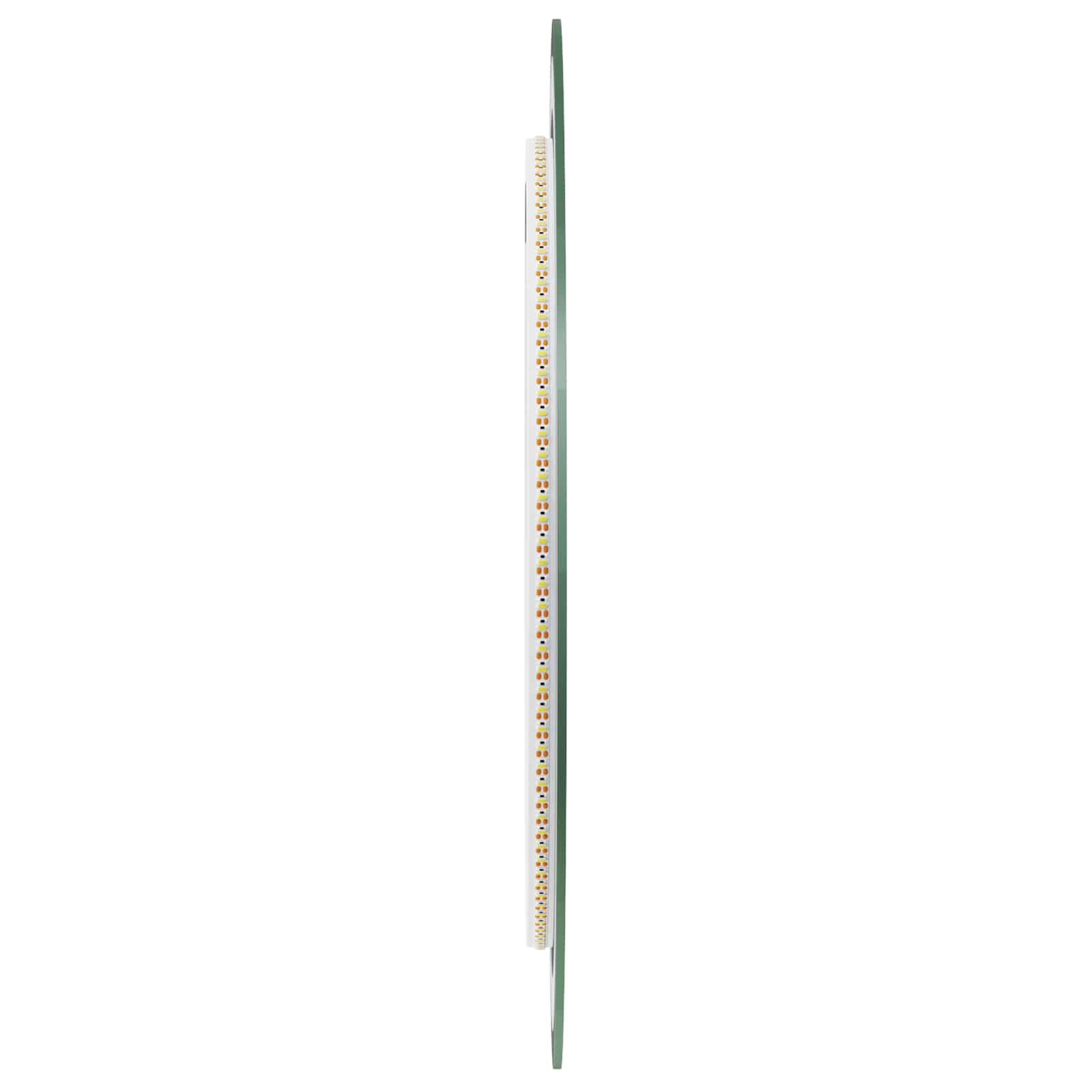 LED kupaonsko ogledalo s ogledalom *Transparent*an Ø 50 cm