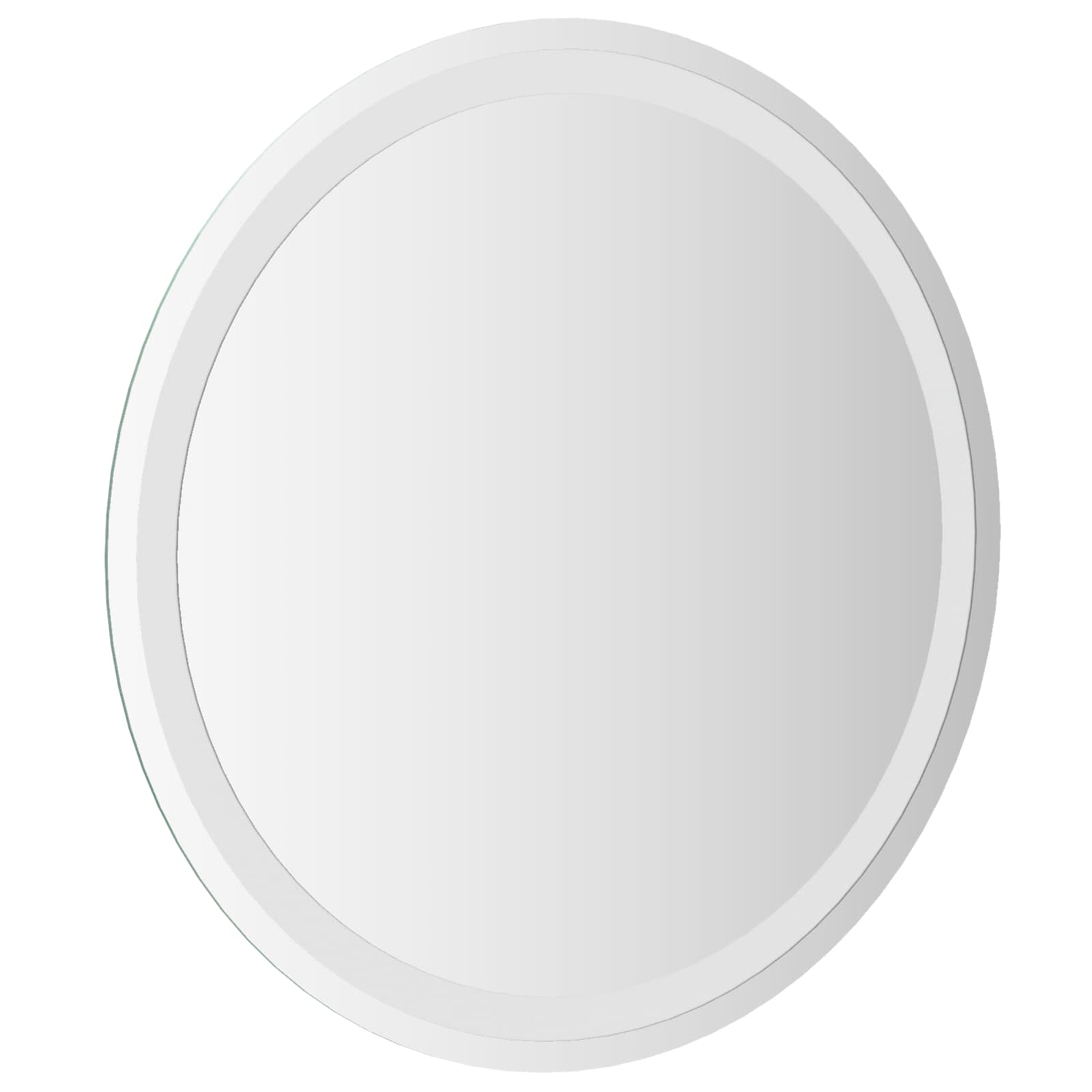 LED kupaonsko ogledalo s ogledalom *Transparent*an Ø 60 cm