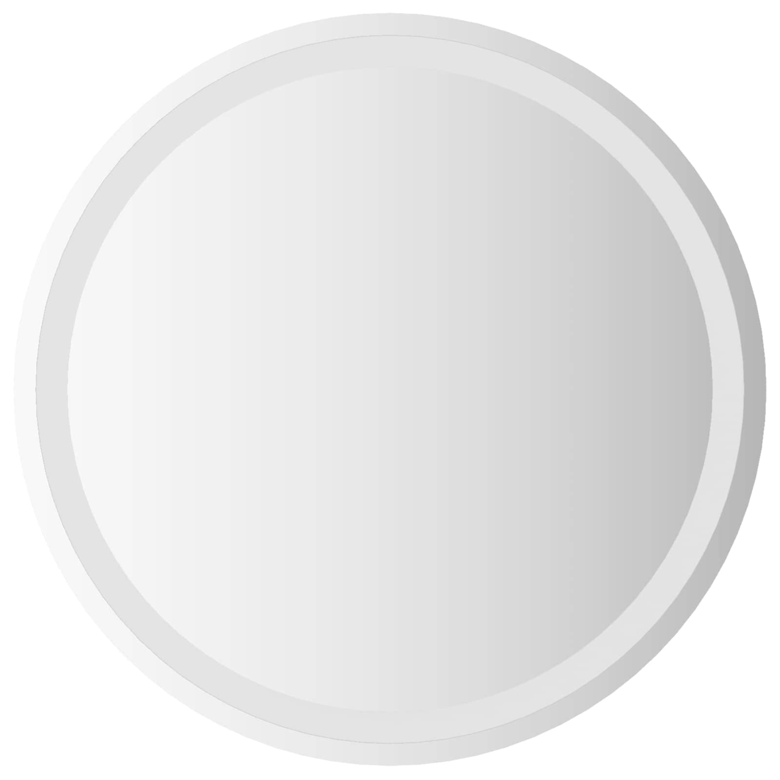 LED kupaonsko ogledalo s ogledalom *Transparent*an Ø 60 cm