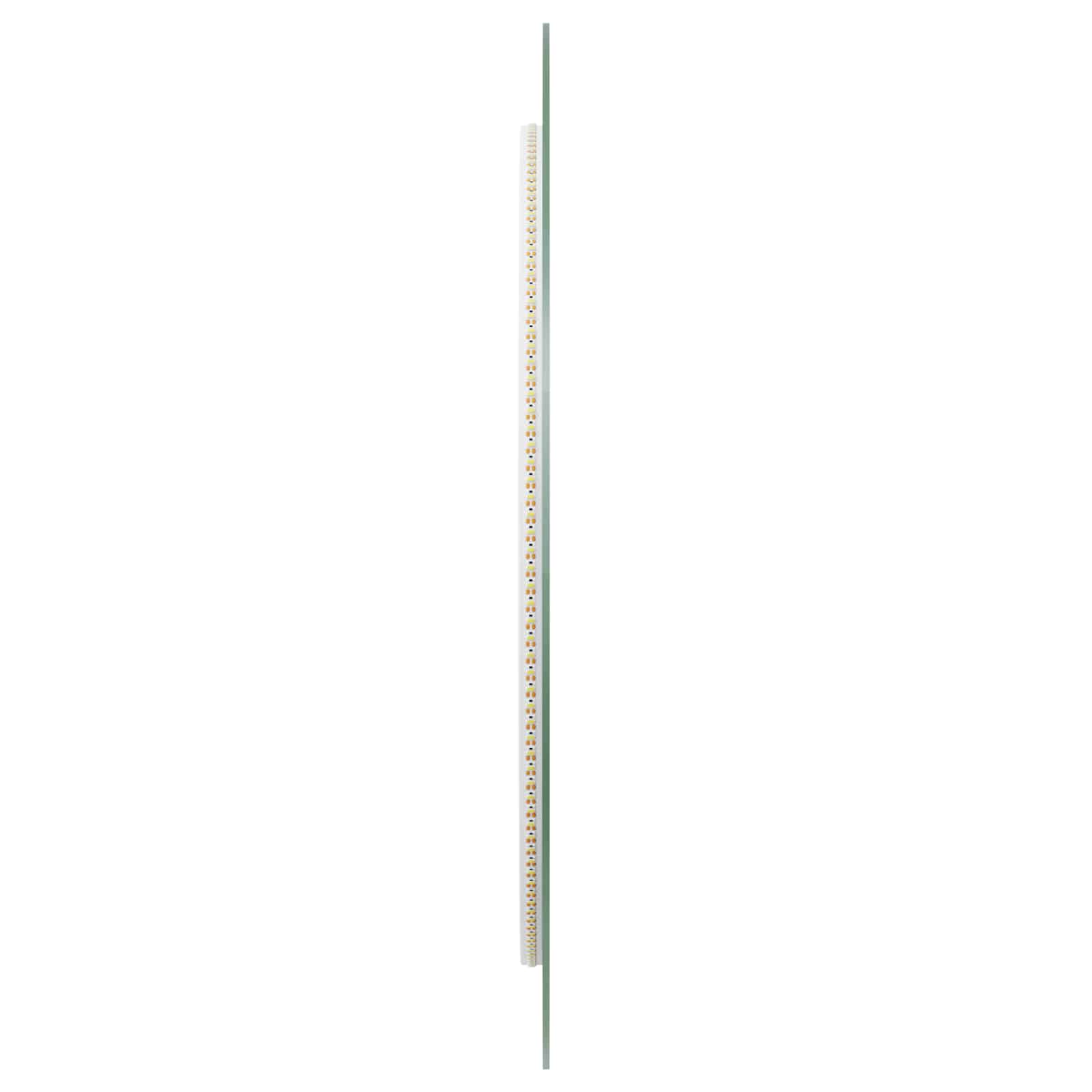 LED kupaonsko ogledalo s ogledalom *Transparent*an Ø 60 cm