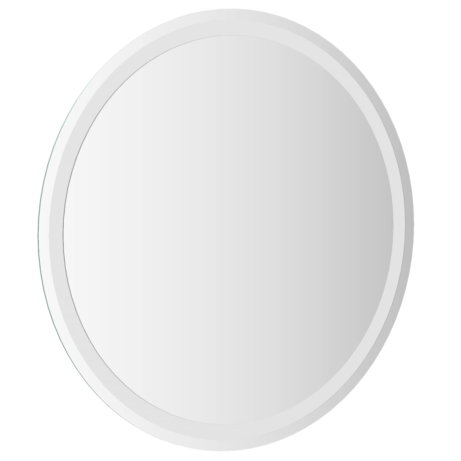 LED kupaonsko ogledalo s ogledalom *Transparent*an Ø 70 cm
