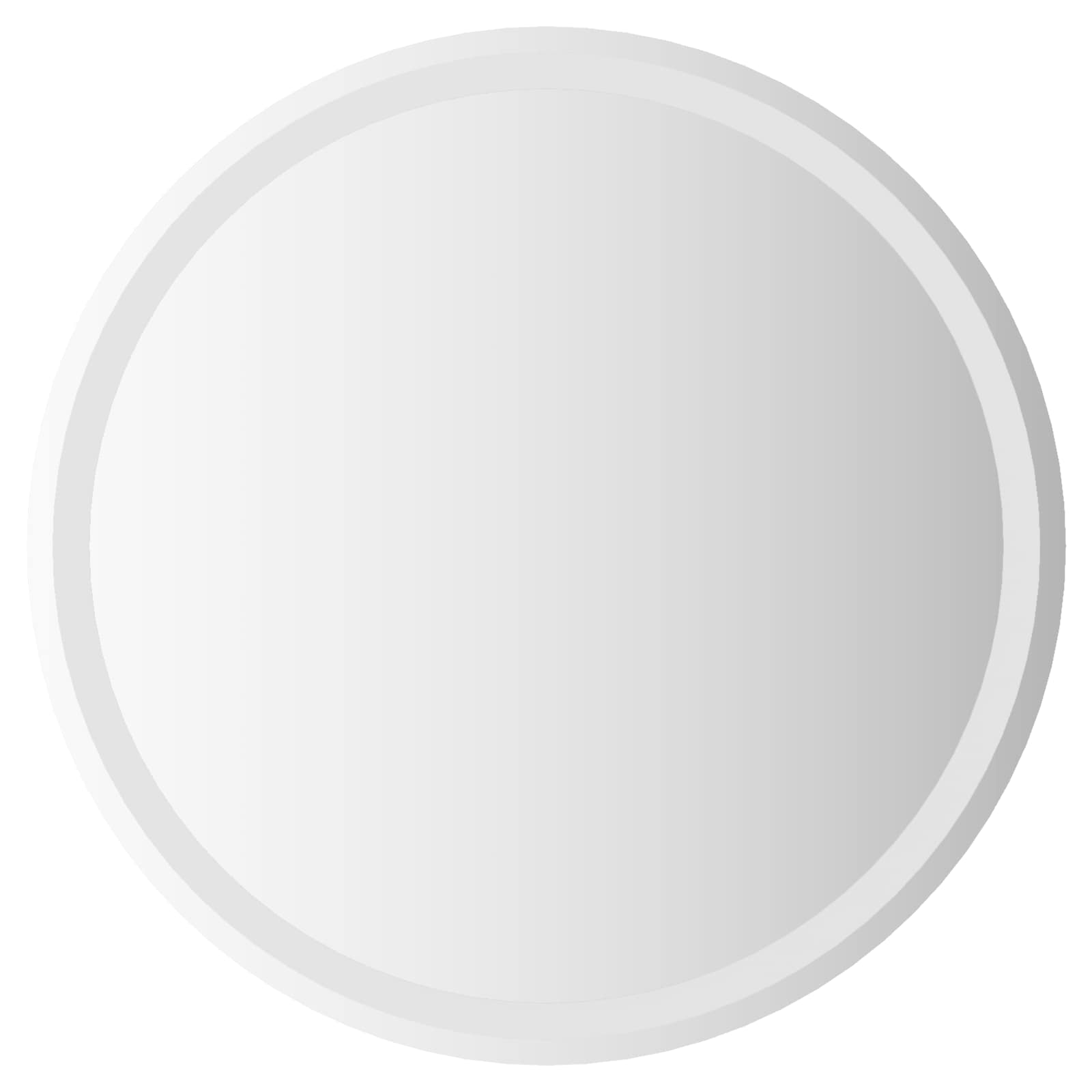 LED kupaonsko ogledalo s ogledalom *Transparent*an Ø 70 cm