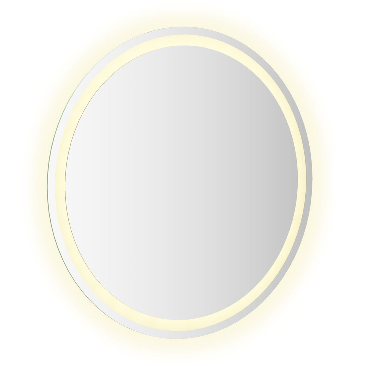 LED kupaonsko ogledalo s ogledalom *Transparent*an Ø 70 cm
