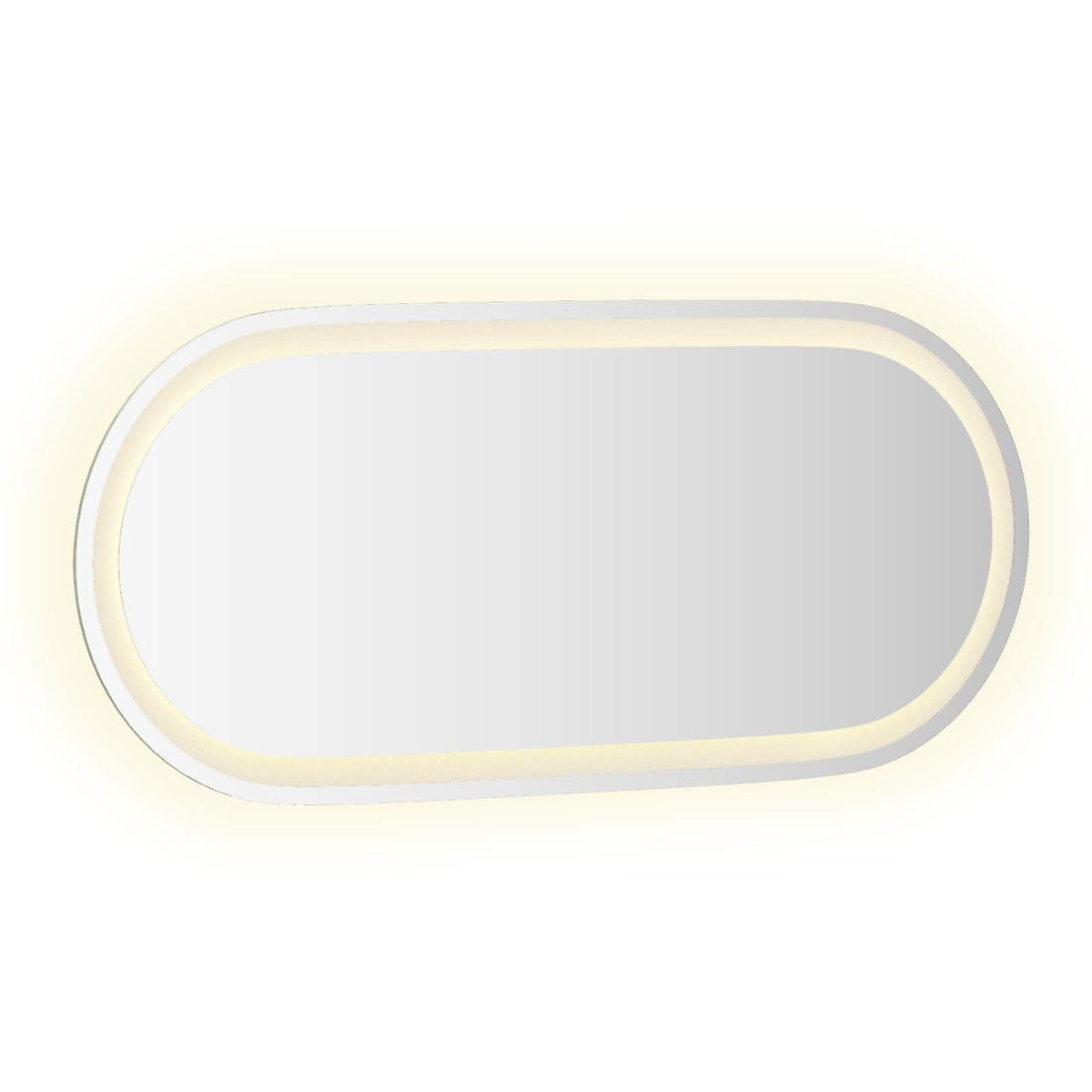 LED kupaonsko ogledalo s ogledalom *Transparent*an 80 x 35 cm