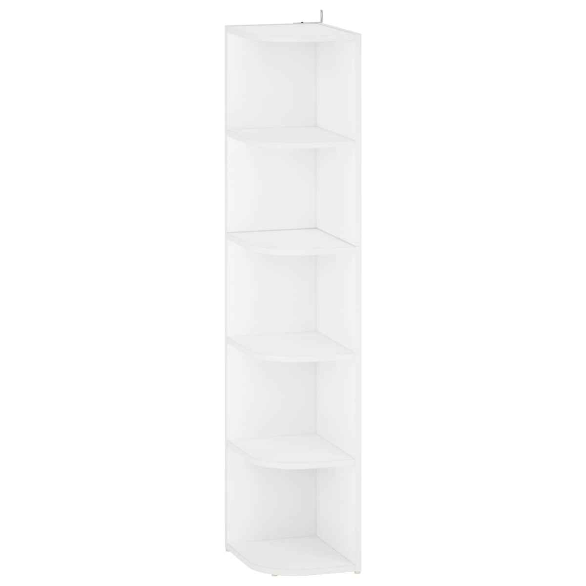 Kutna polica 5 razina 25 x 31 x 131 cm Konstruirano drvo