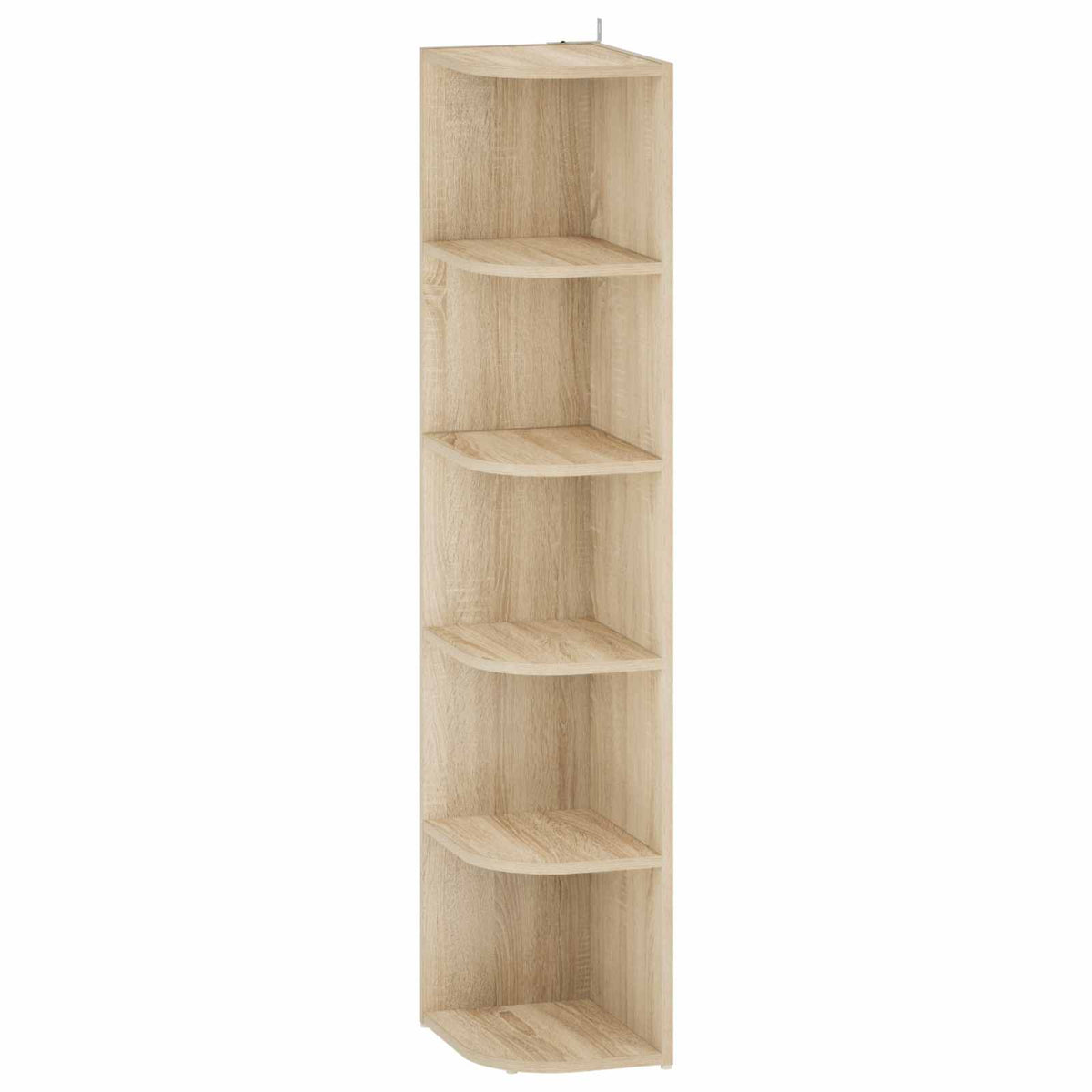 Kutna polica 5 razina 25 x 31 x 131 cm Konstruirano drvo