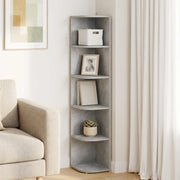 Kutna polica 5 razina 25 x 31 x 131 cm Konstruirano drvo