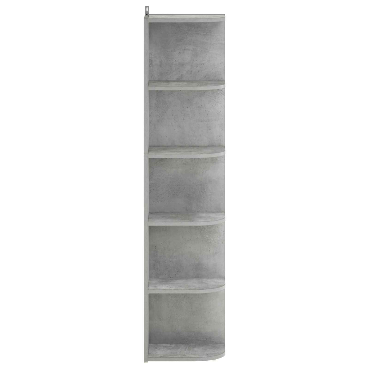 Kutna polica 5 razina 25 x 31 x 131 cm Konstruirano drvo