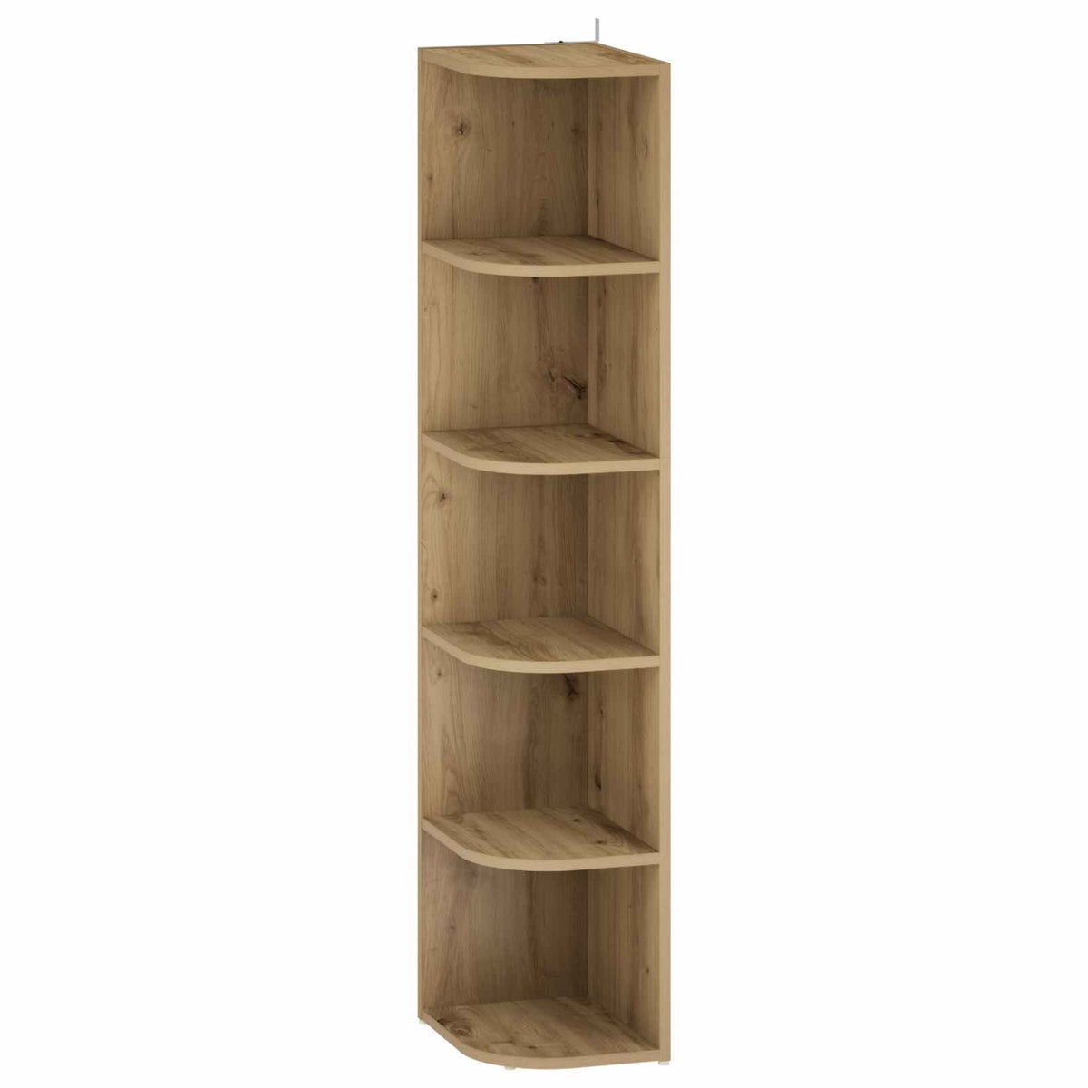 Kutna polica 5 razina 25 x 31 x 131 cm Konstruirano drvo