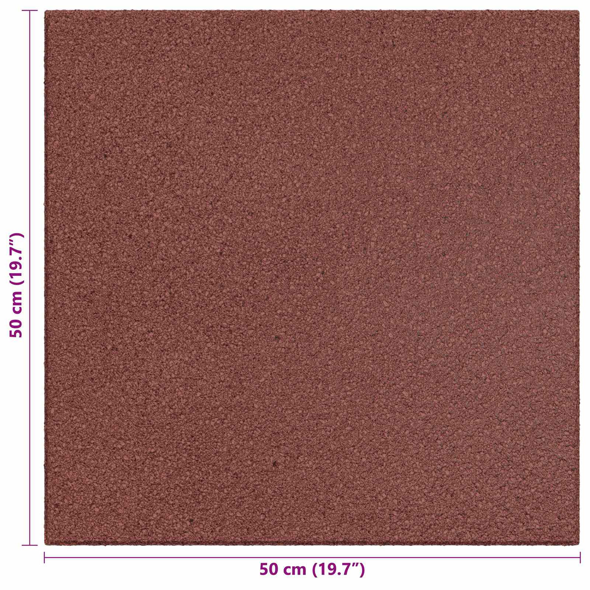 Ploče za zaštitu od padova 24 pcs Crvena 50 x 50 cm Guma