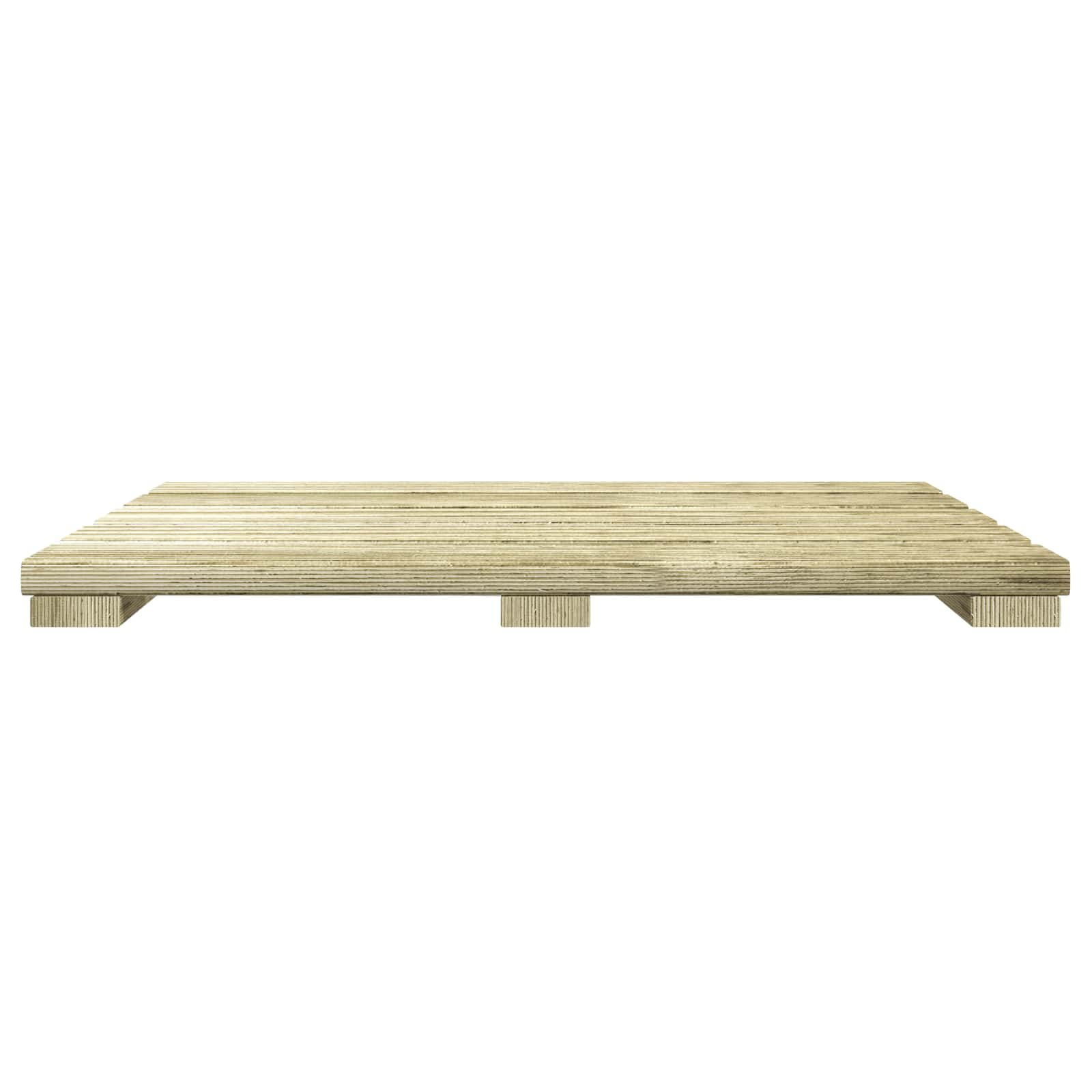 Pločice za decking 12 pcs Zelena 50 x 50 cm