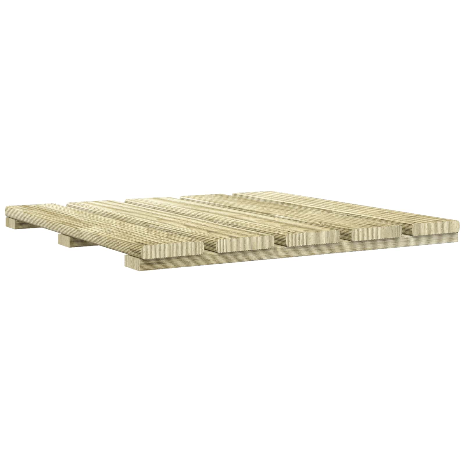 Pločice za decking 18 pcs Zelena 50 x 50 cm