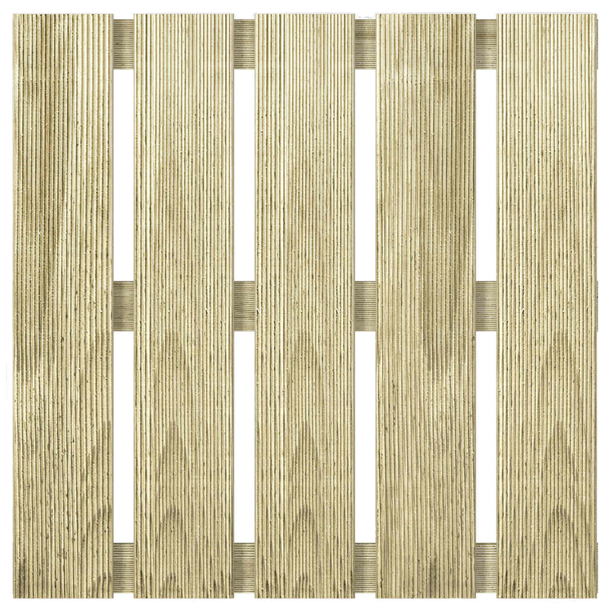 Pločice za decking 18 pcs Zelena 50 x 50 cm