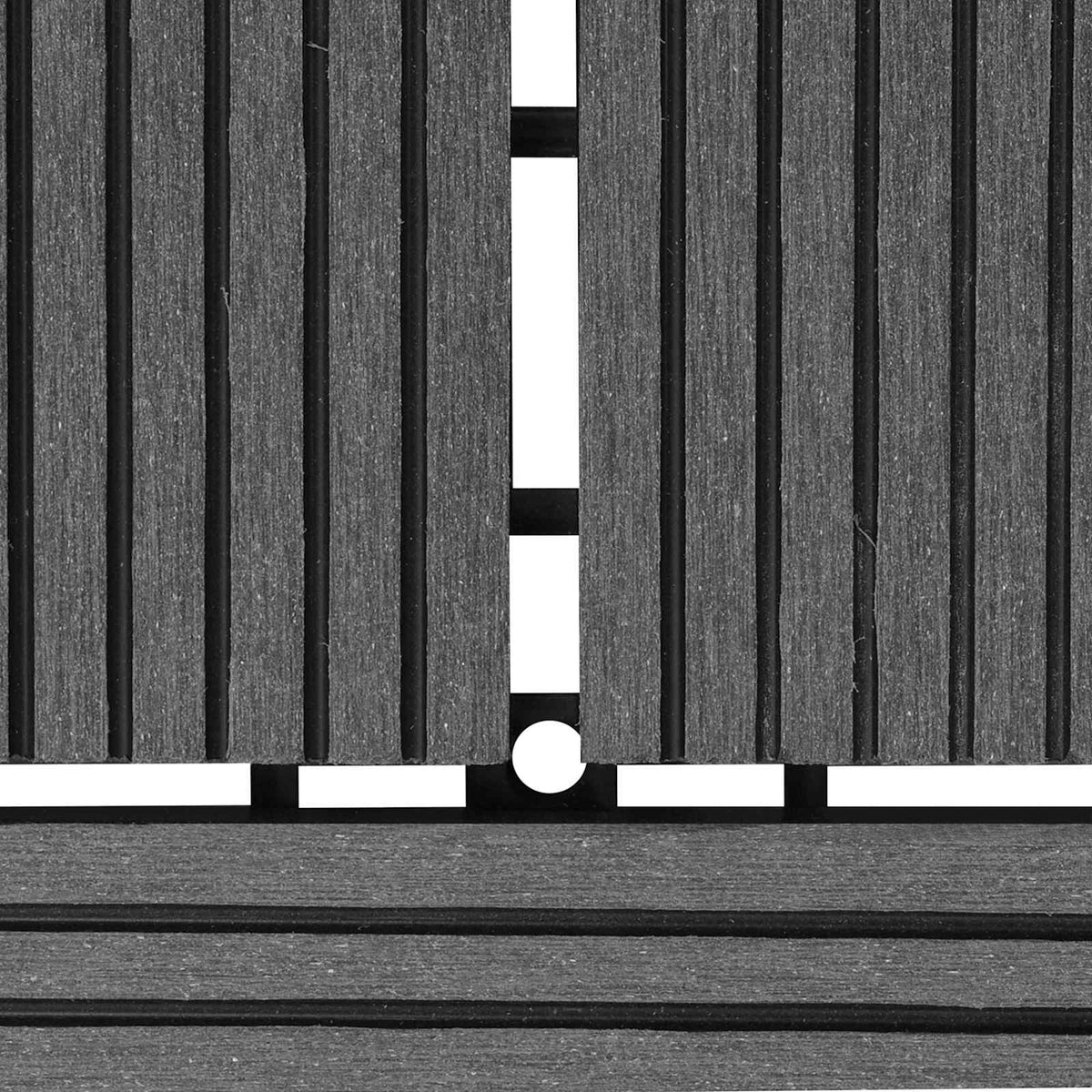 Pločice za decking 22 pcs Siva 30 x 30 cm Drvoplastična smjesa