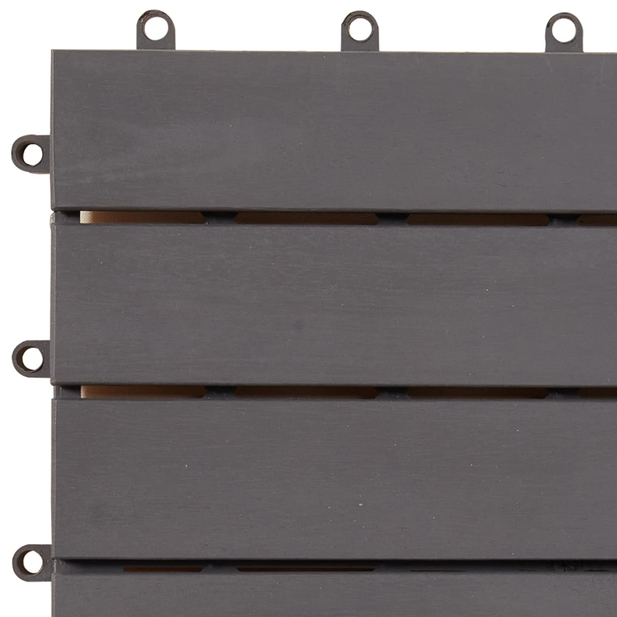 Pločice za decking 30 pcs Siva 30 x 30 cm Acacijsko drvo