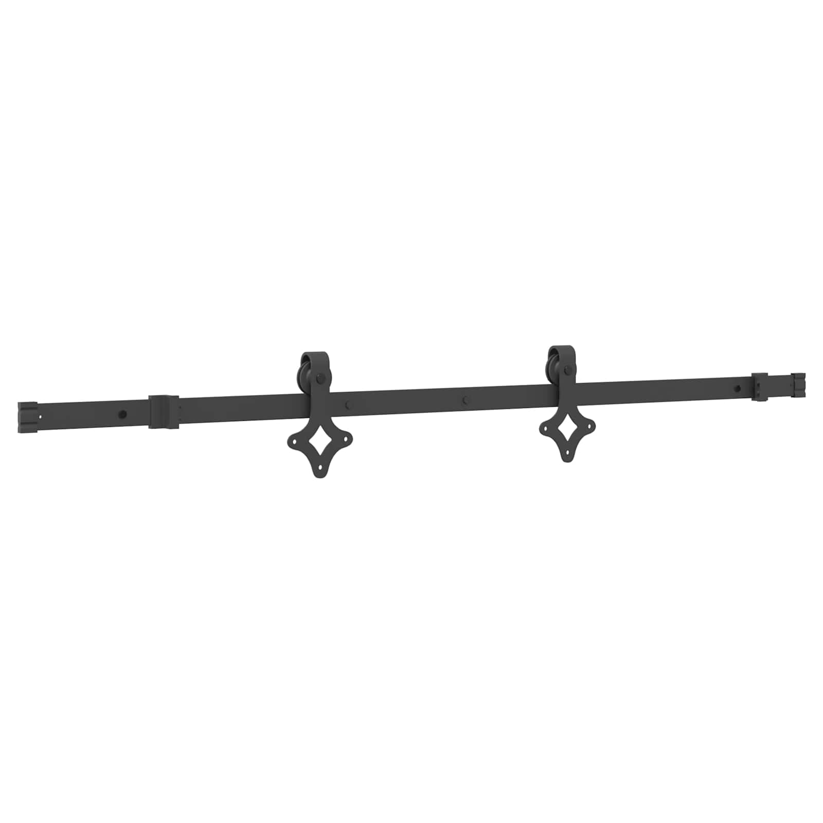 Klizna vrata NARVIK Prirodna i crna 85 x 210 cm (152,5 cm)