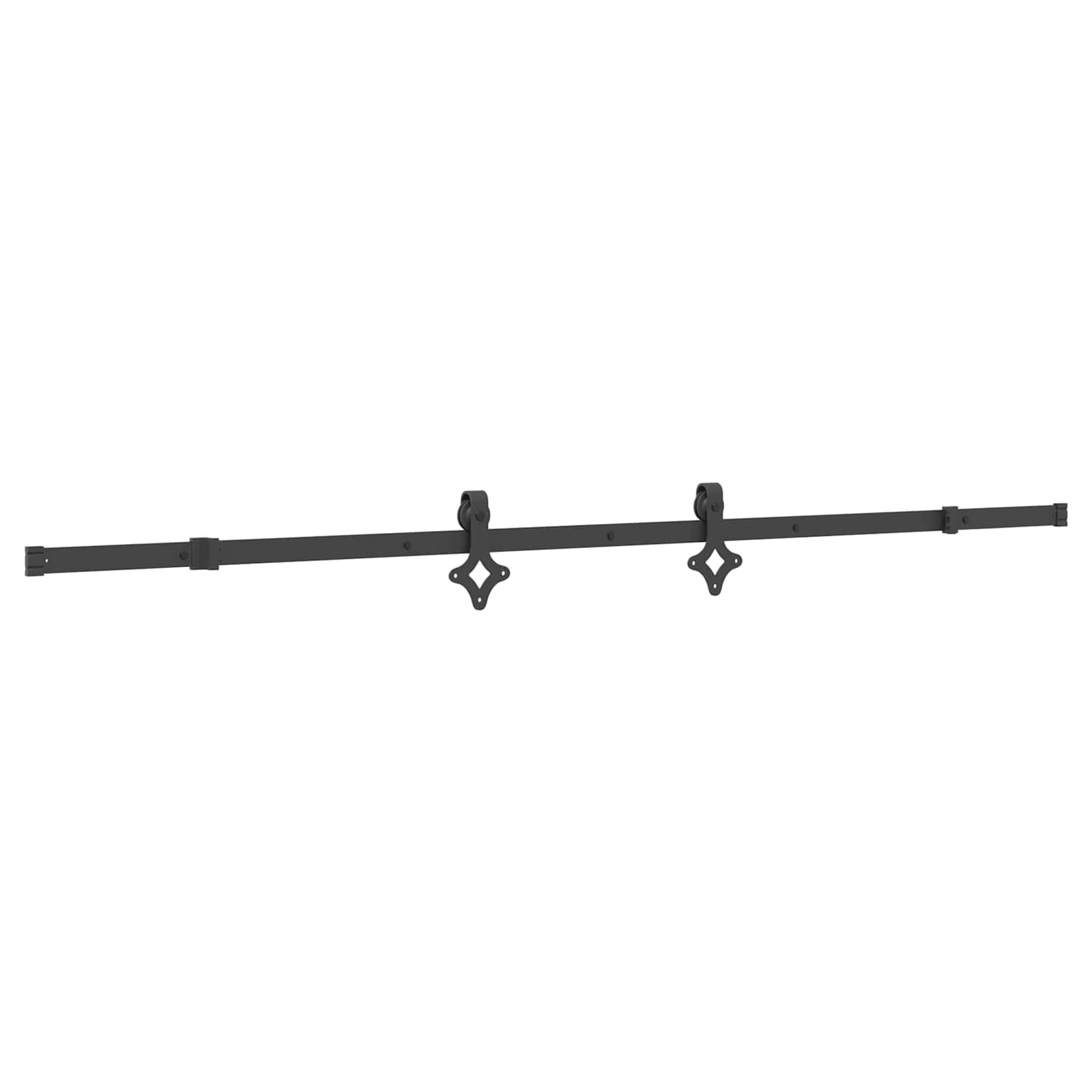 Klizna vrata NARVIK Prirodna i crna 95 x 210 cm (213,5 cm)