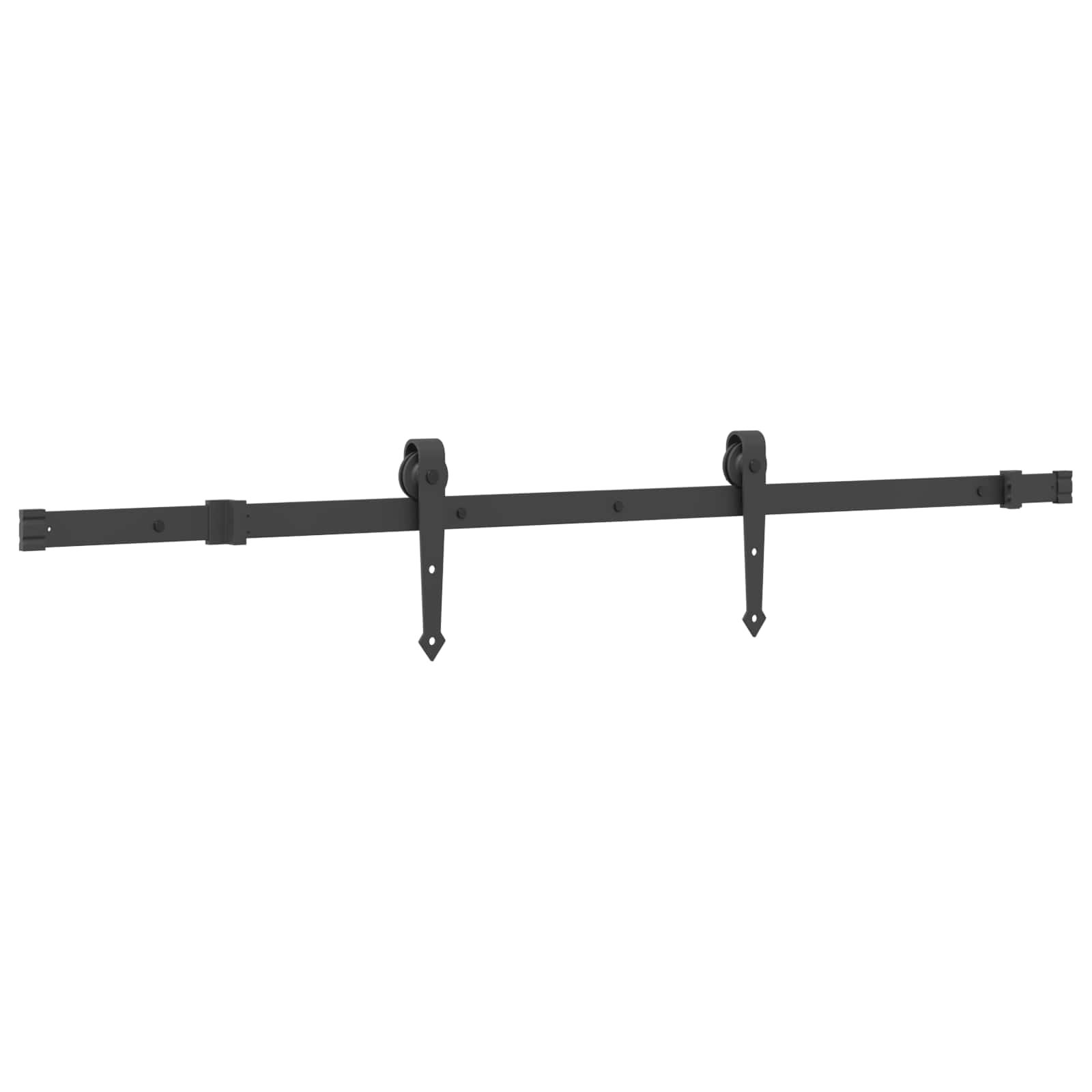 Klizna vrata NARVIK Prirodna i crna 85 x 210 cm (152,5 cm)