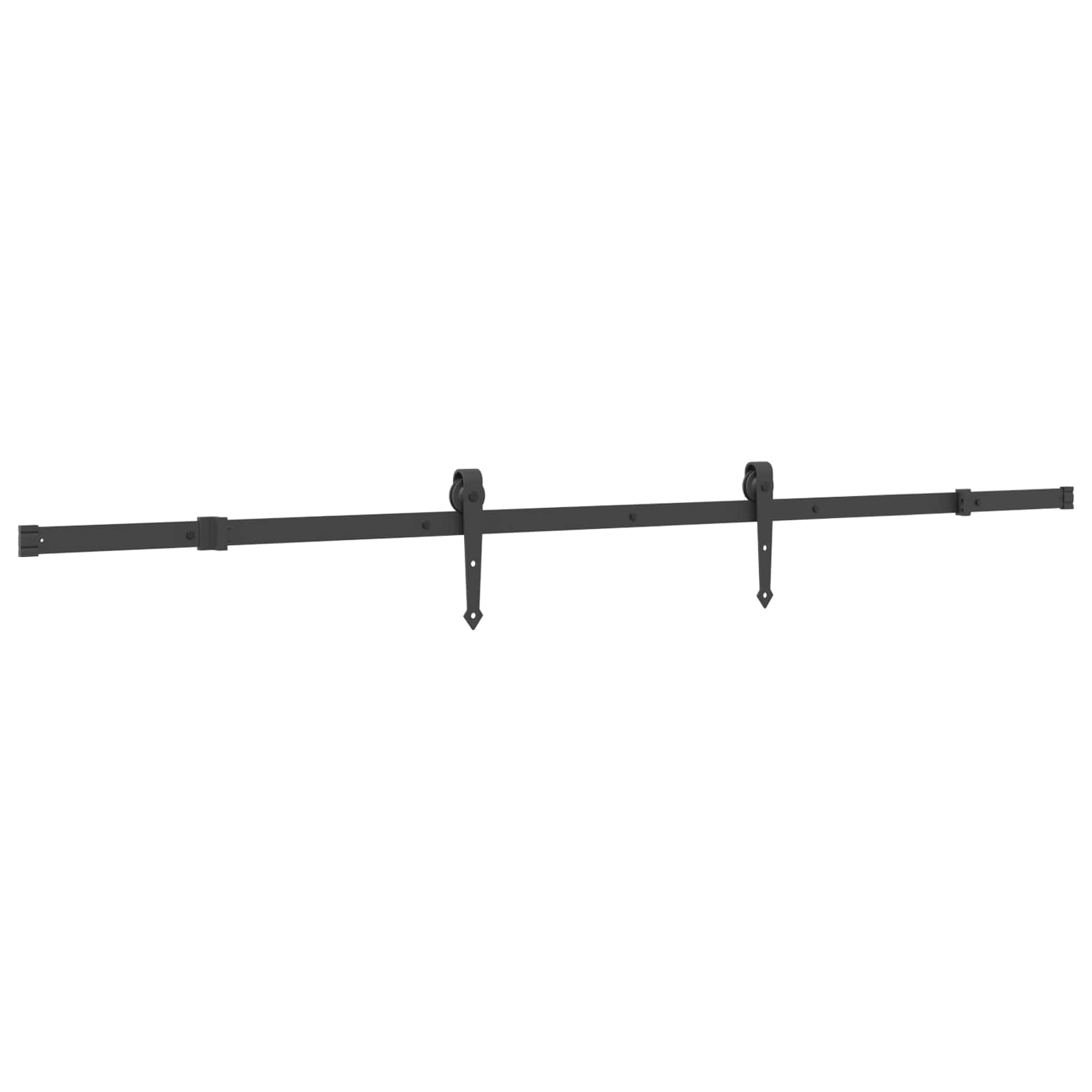 Klizna vrata NARVIK Prirodna i crna 80 x 210 cm (213,5 cm)