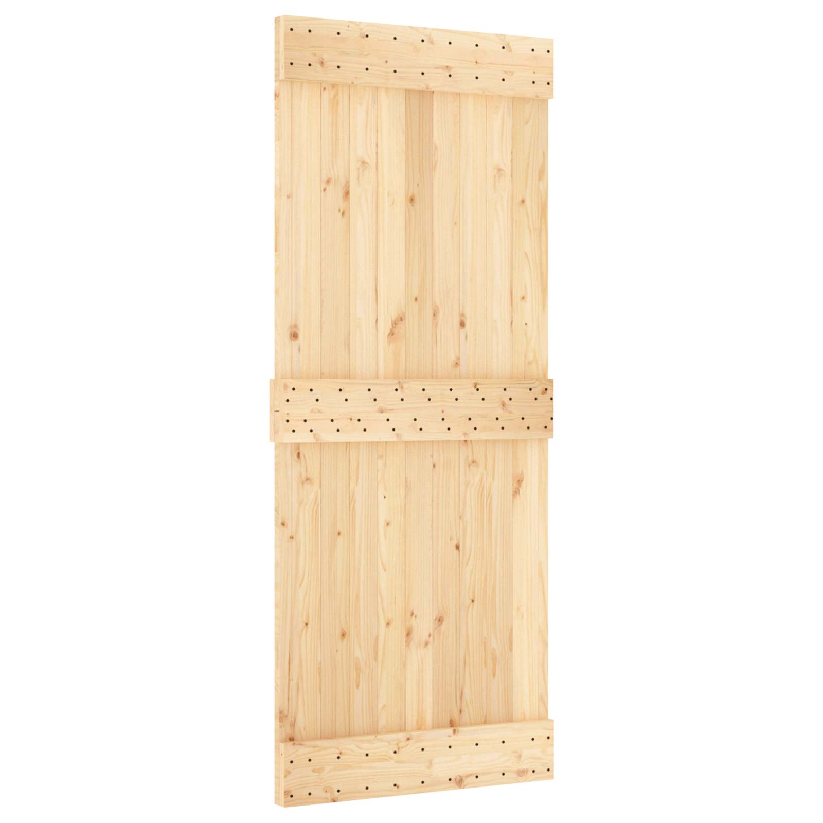 Klizna vrata NARVIK Prirodna i crna 85 x 210 cm (152,5 cm)