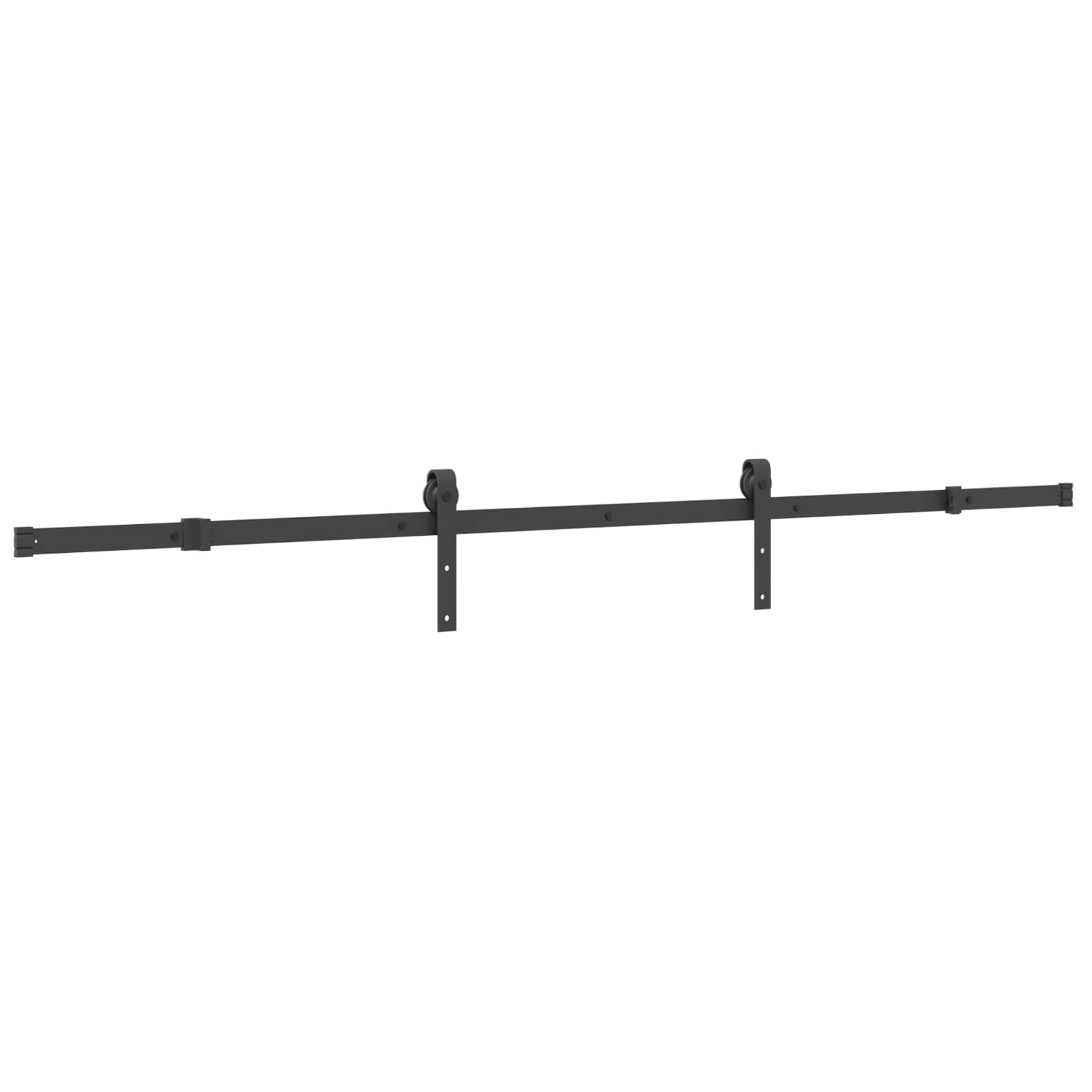 Klizna vrata NARVIK Prirodna i crna 90 x 210 cm (213,5 cm)