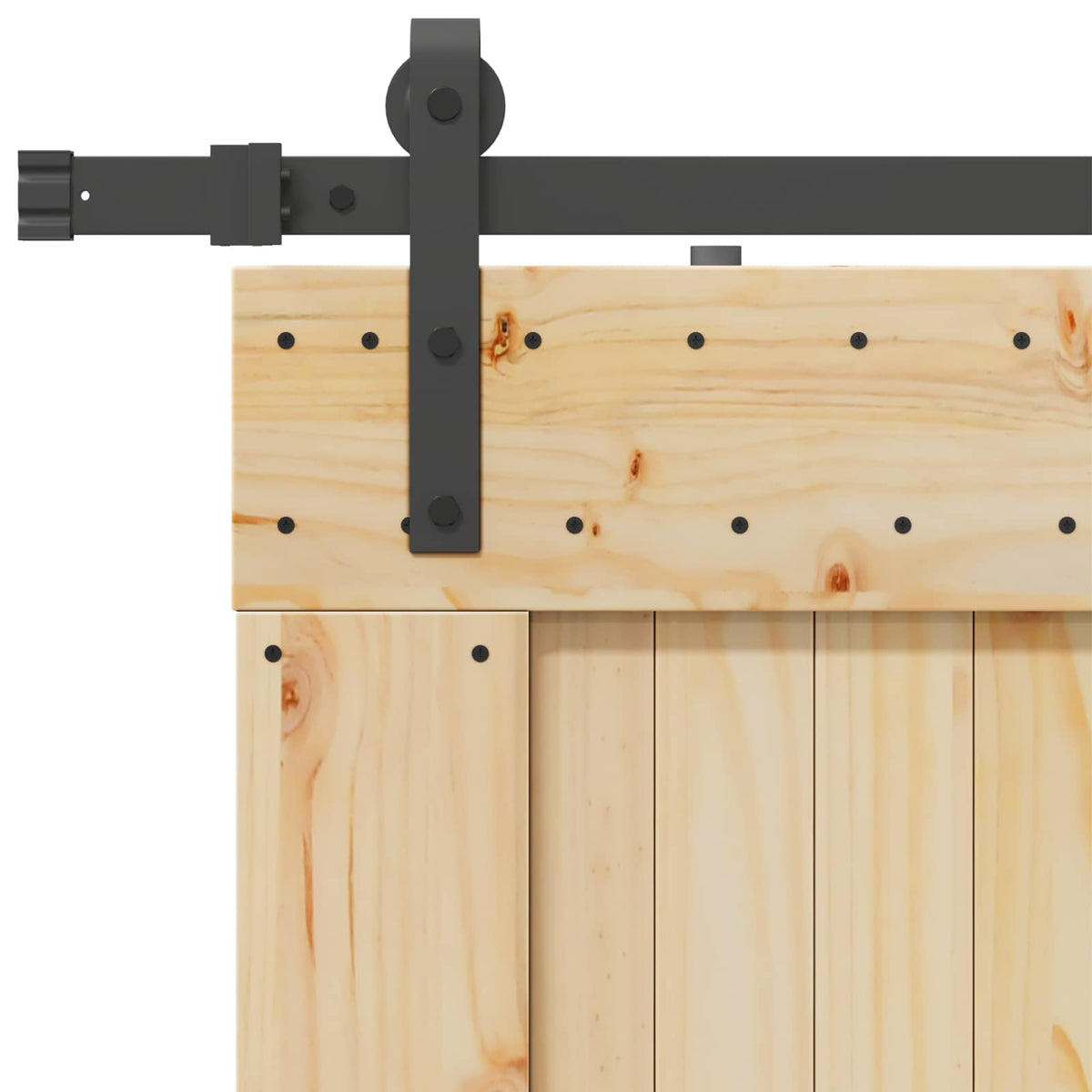 Klizna vrata NARVIK 85 x 210 cm (152,5 cm) Prirodna i crna