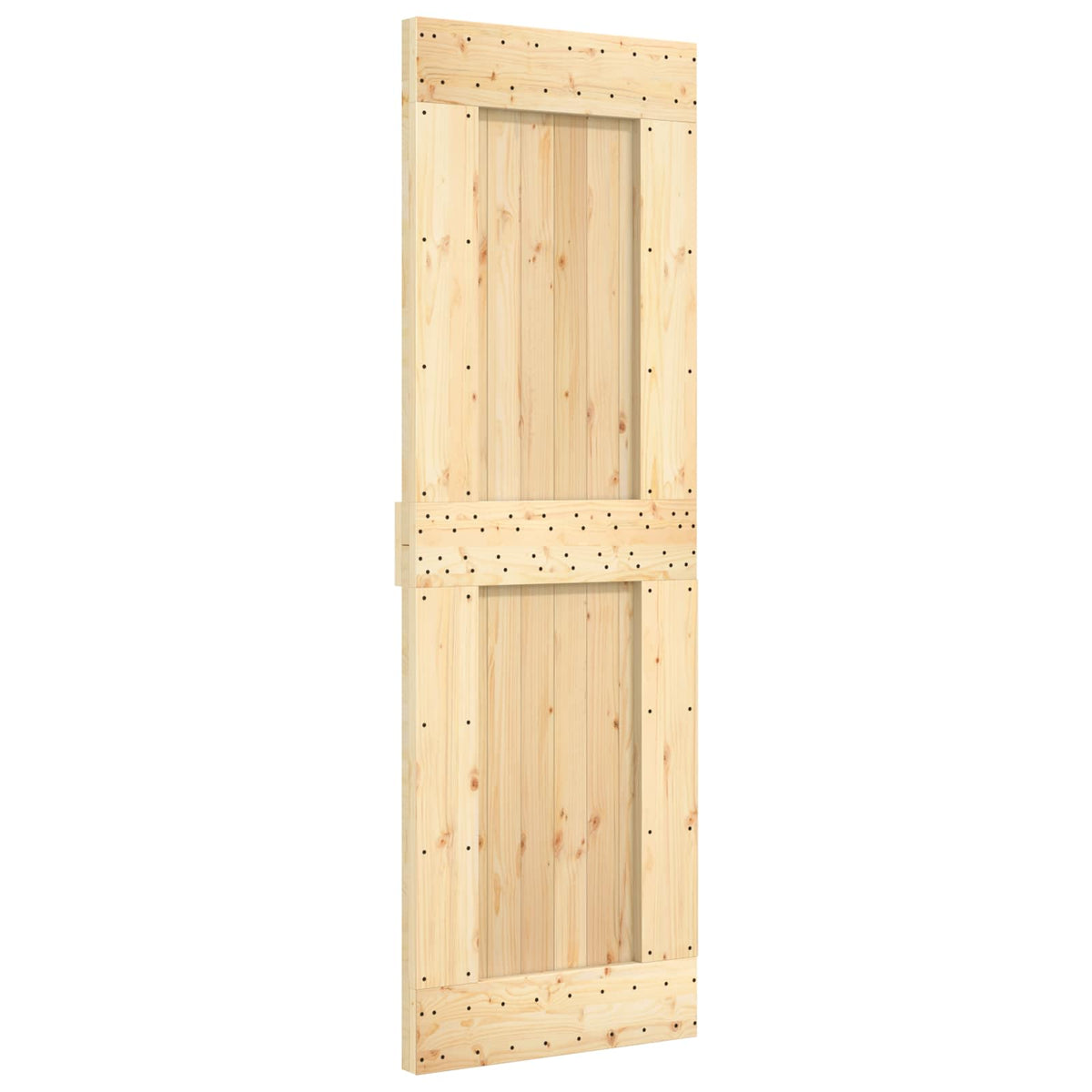 Klizna vrata NARVIK Prirodna i crna 70 x 210 cm (152,5 cm)