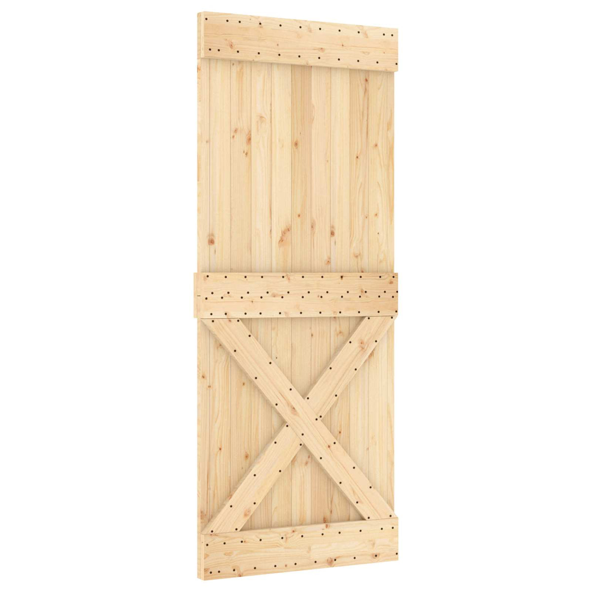 Klizna vrata NARVIK 85 x 210 cm (152,5 cm) Prirodna i crna
