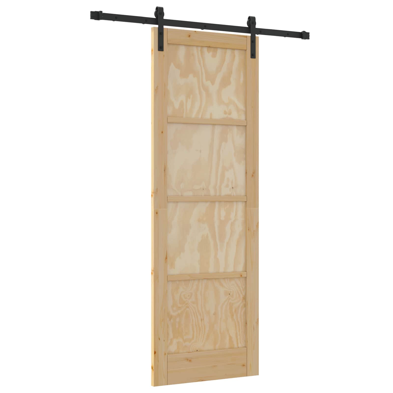 Klizna vrata Prirodna 73,5 x 211 cm Masivna borovina