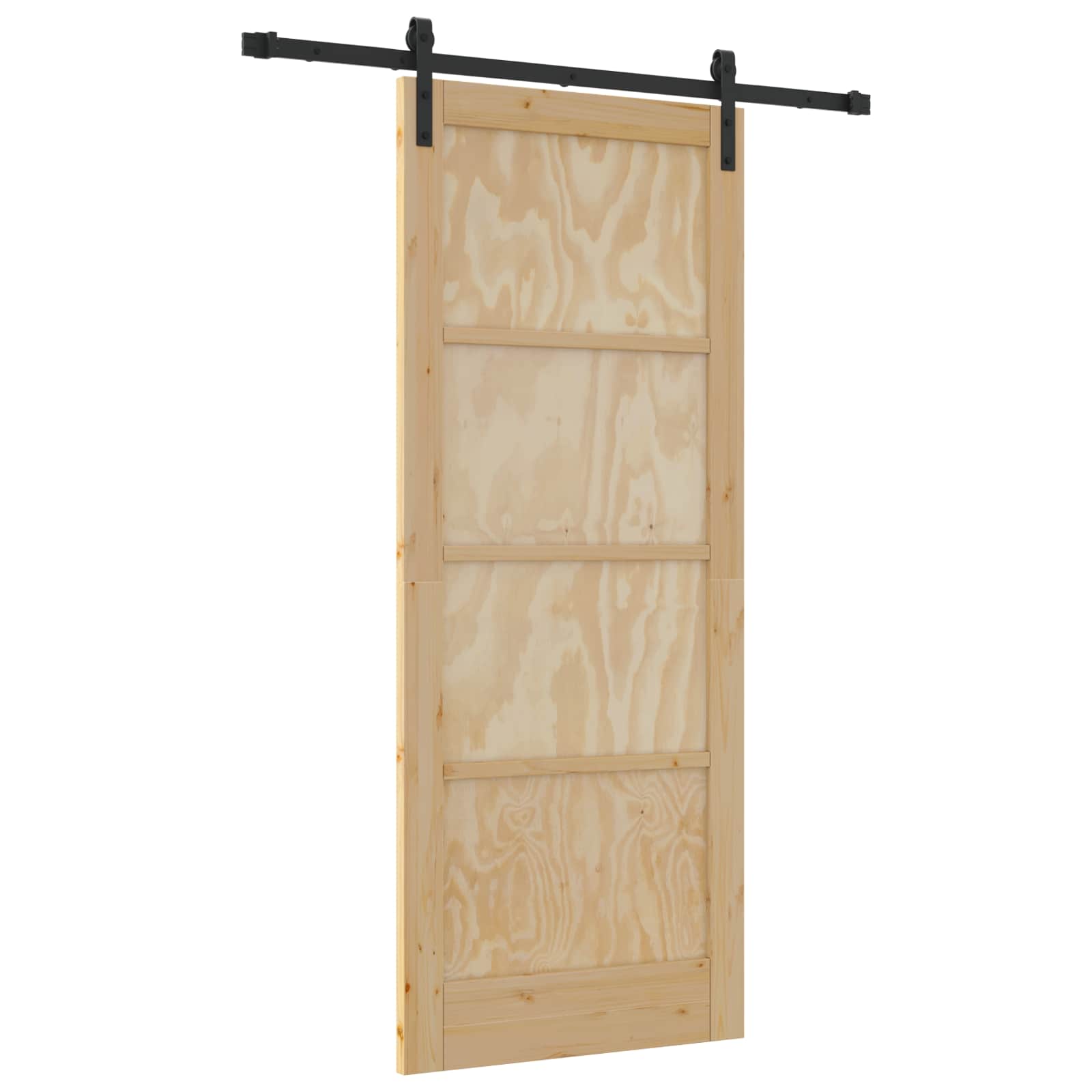 Klizna vrata Prirodna 83 x 202 cm Masivna borovina
