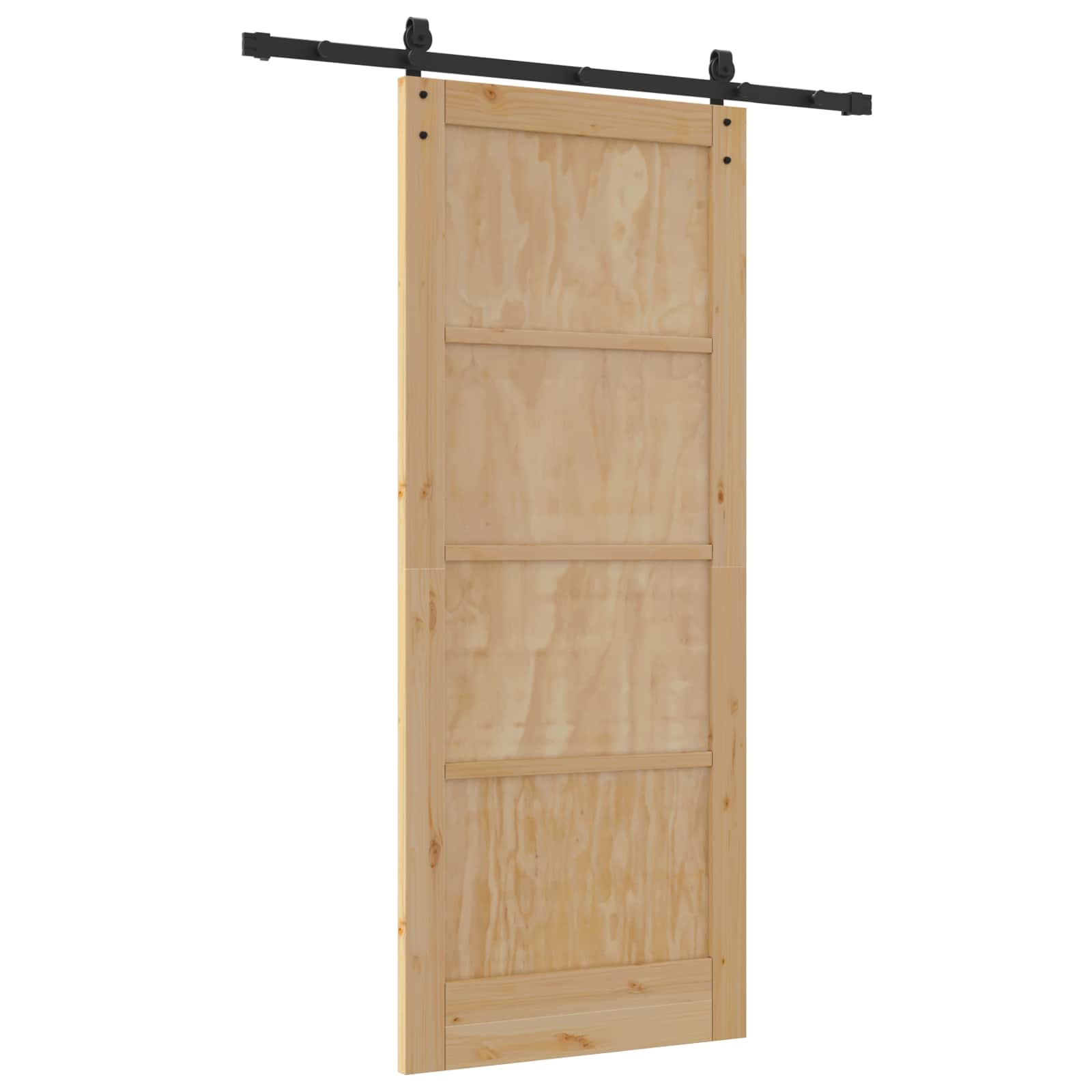 Klizna vrata Prirodna 83 x 202 cm Masivna borovina