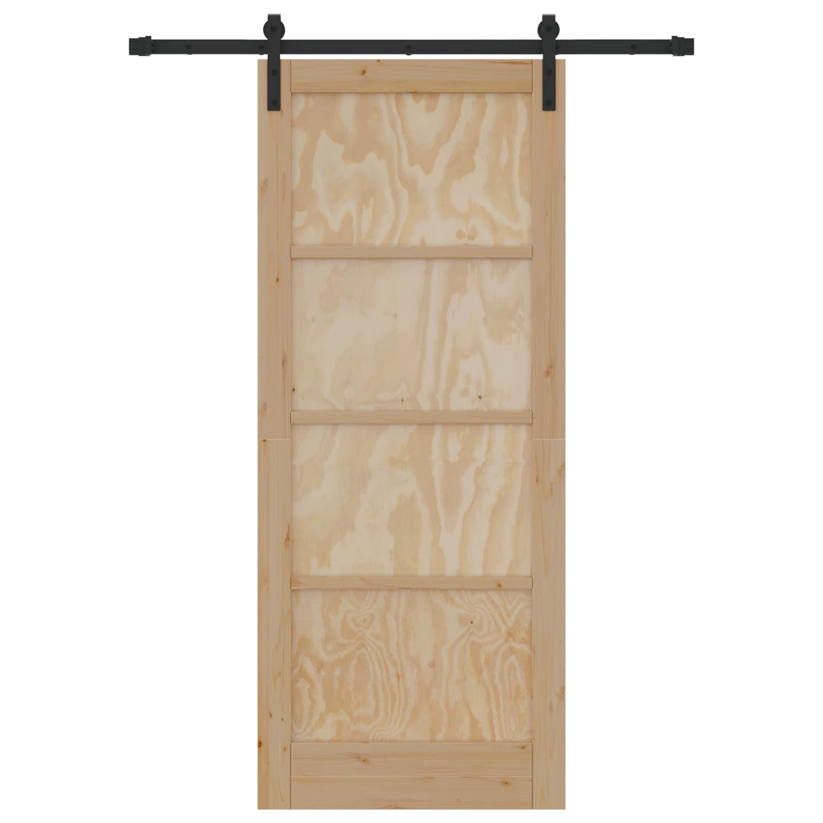 Klizna vrata Prirodna 83 x 202 cm Masivna borovina