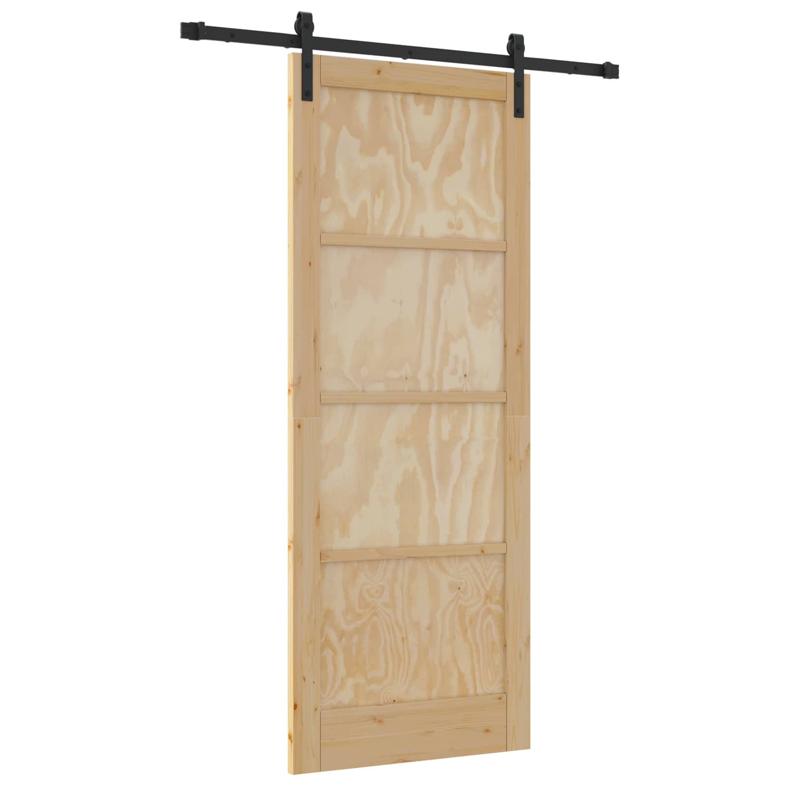 Klizna vrata Prirodna 83 x 211 cm Masivna borovina