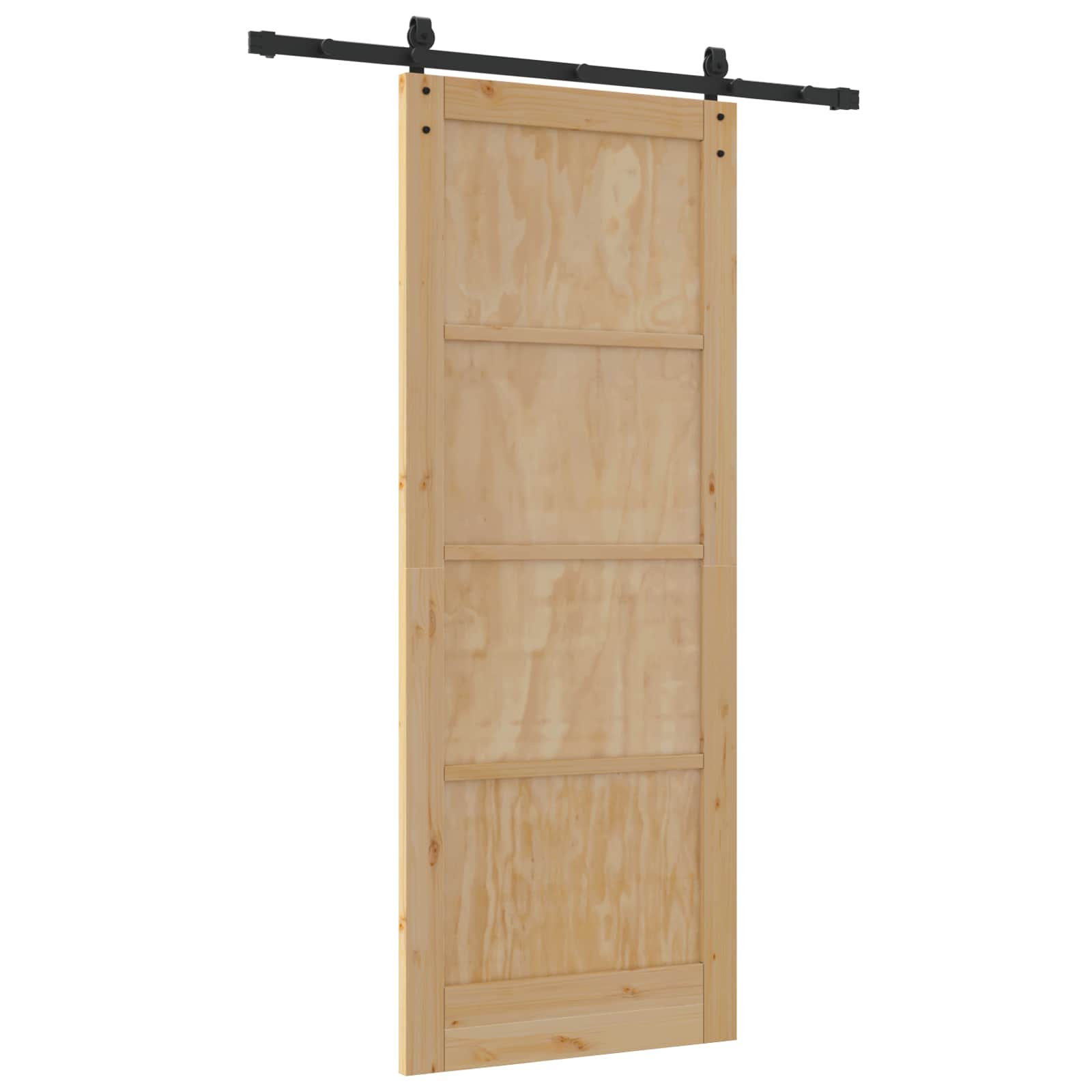 Klizna vrata Prirodna 83 x 211 cm Masivna borovina