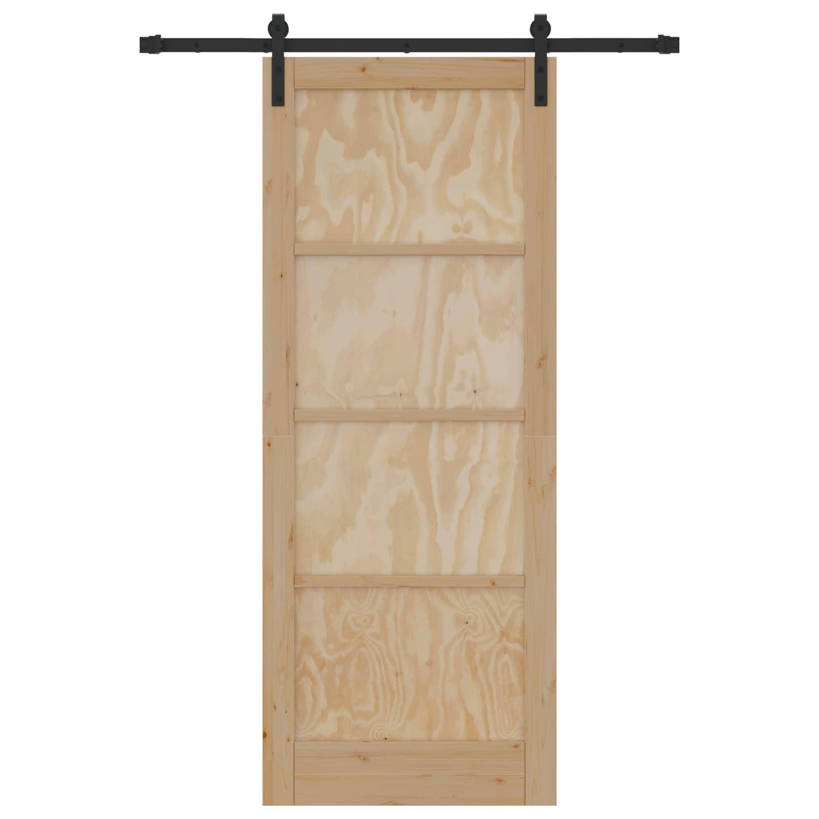 Klizna vrata Prirodna 83 x 211 cm Masivna borovina