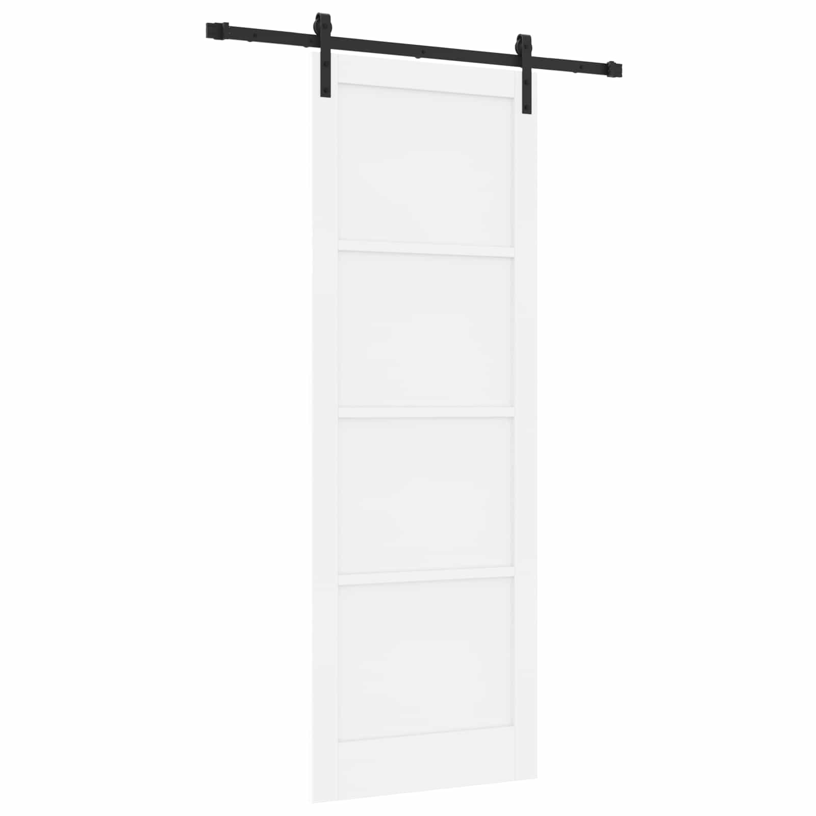 Klizna vrata Bijela 83 x 232 cm Masivna borovina