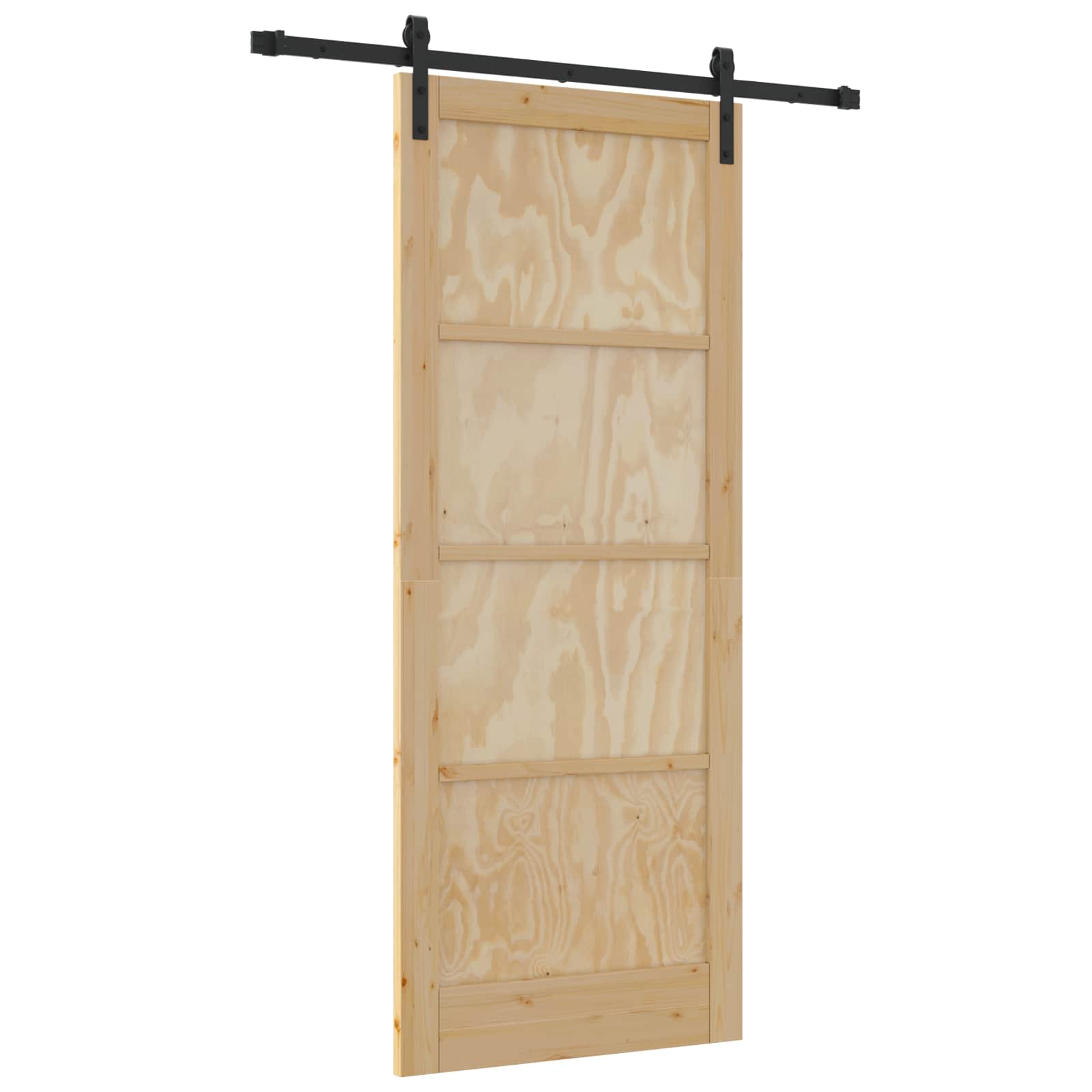 Klizna vrata Prirodna 86 x 211 cm Masivna borovina