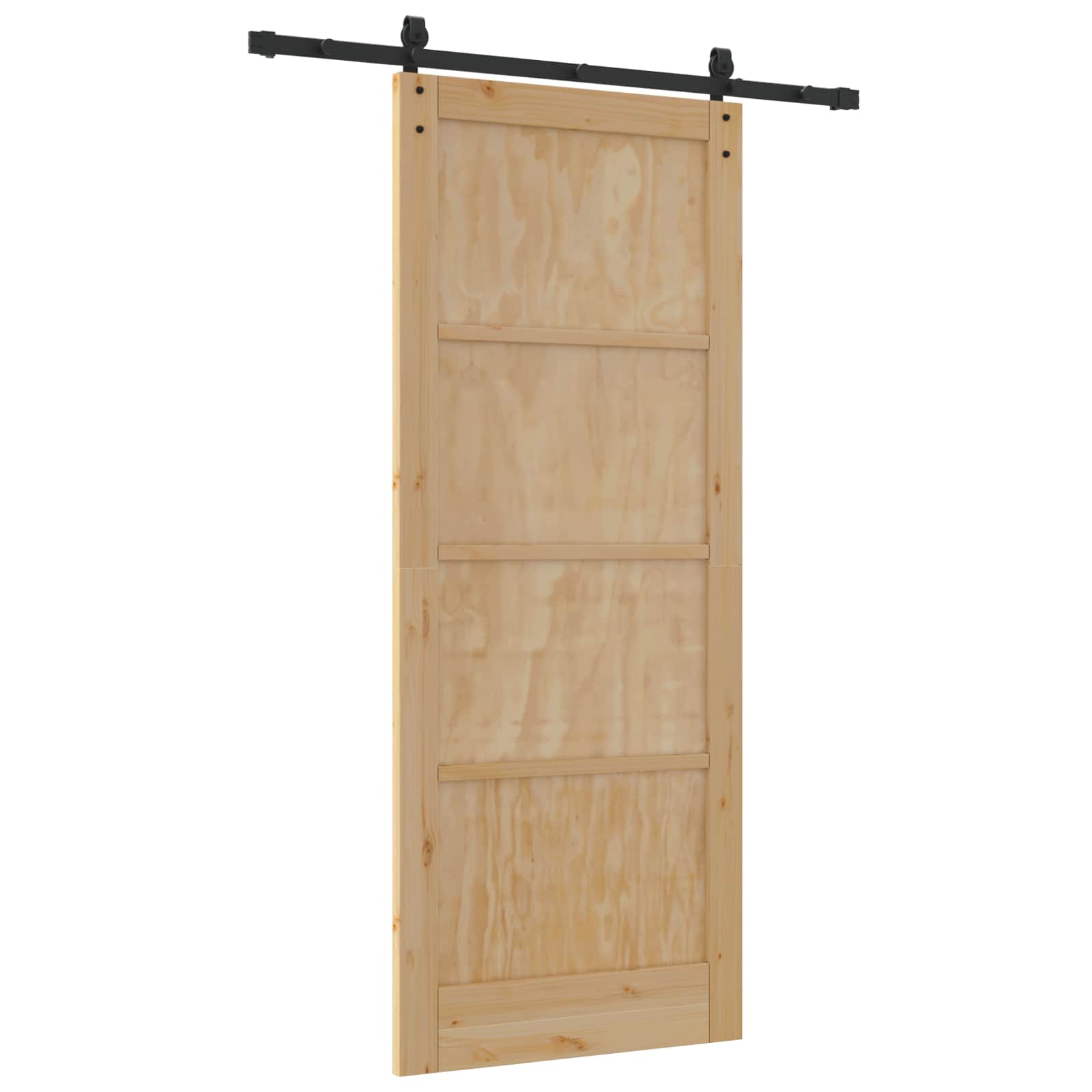 Klizna vrata Prirodna 86 x 211 cm Masivna borovina