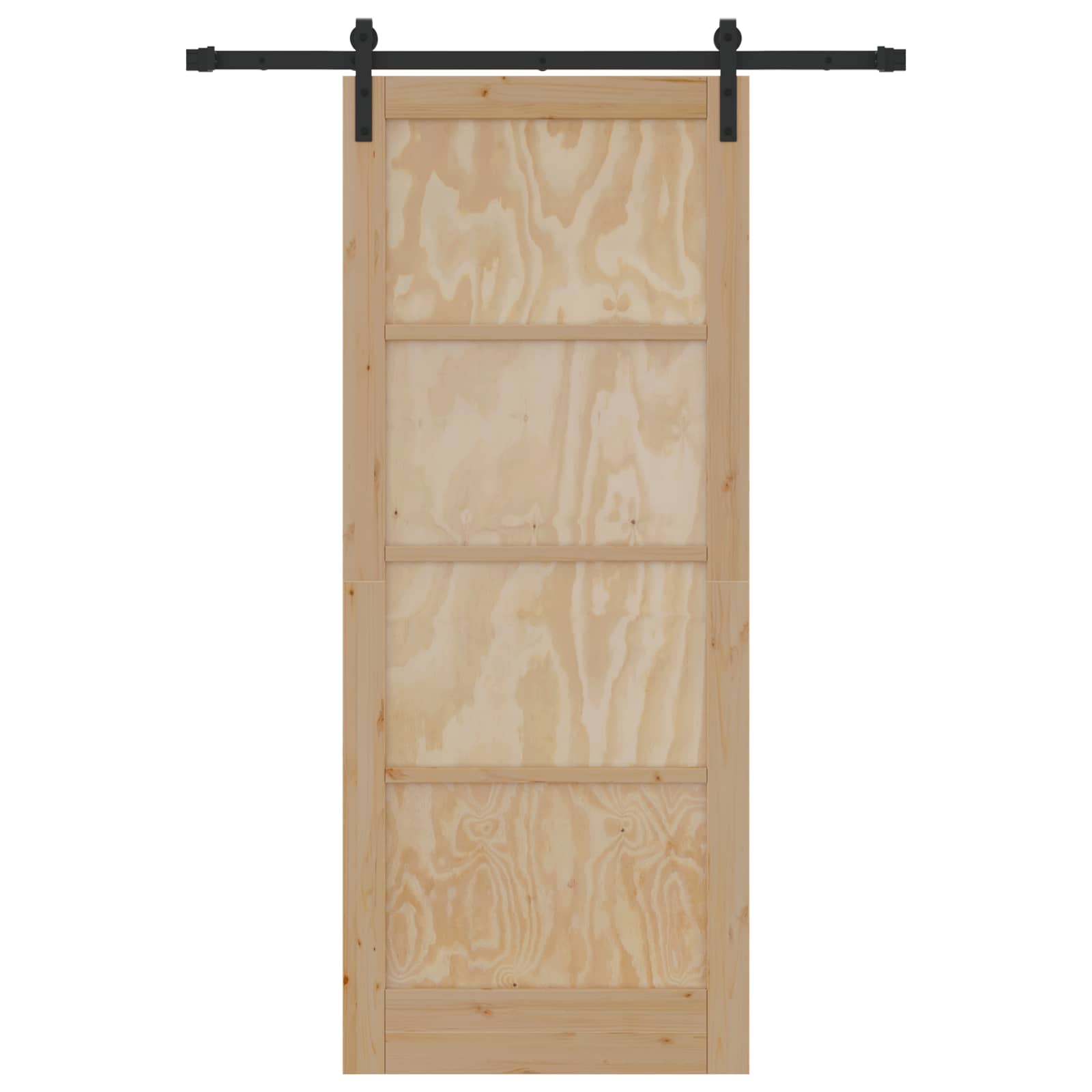 Klizna vrata Prirodna 86 x 211 cm Masivna borovina