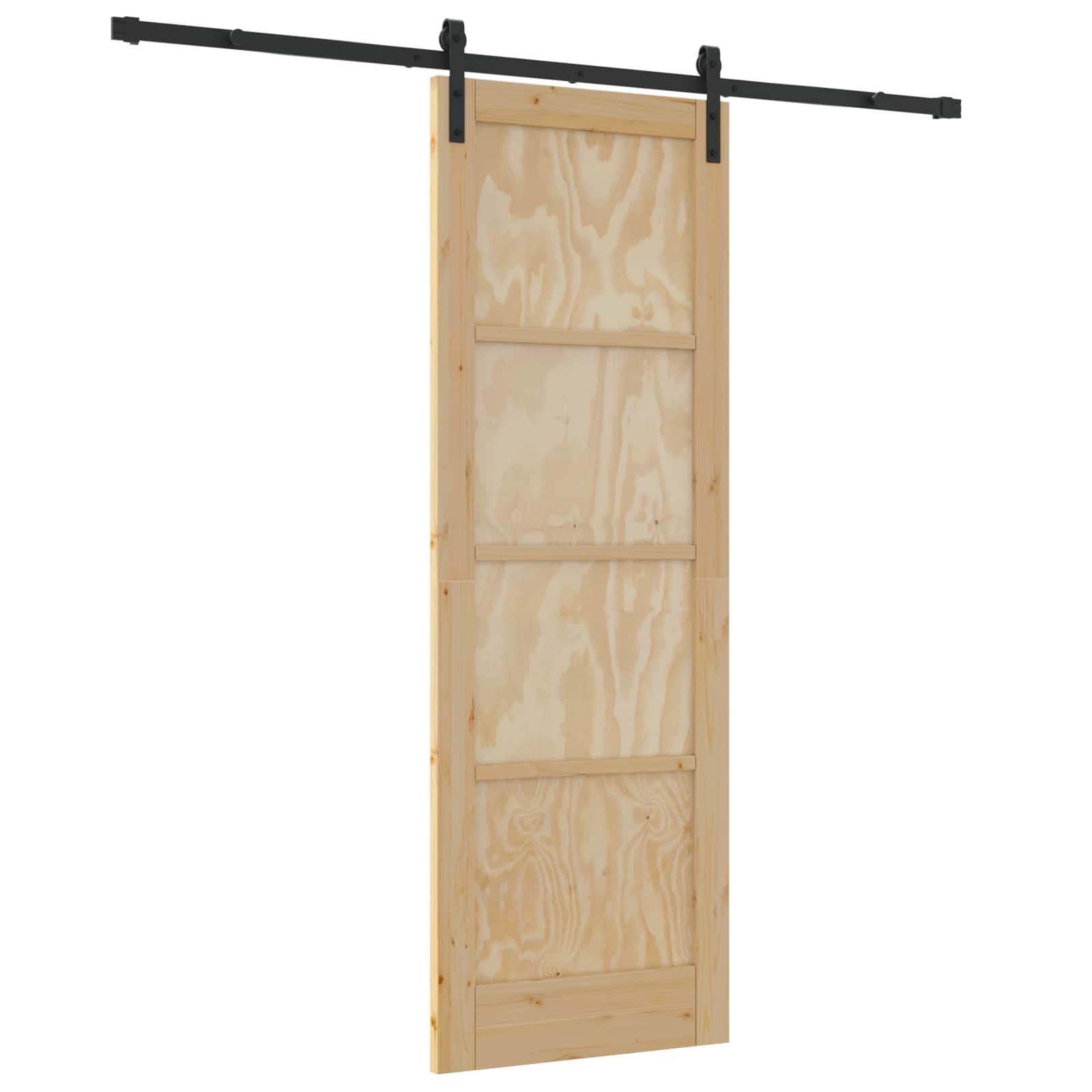 Klizna vrata Prirodna 73,5 x 211 cm Masivna borovina
