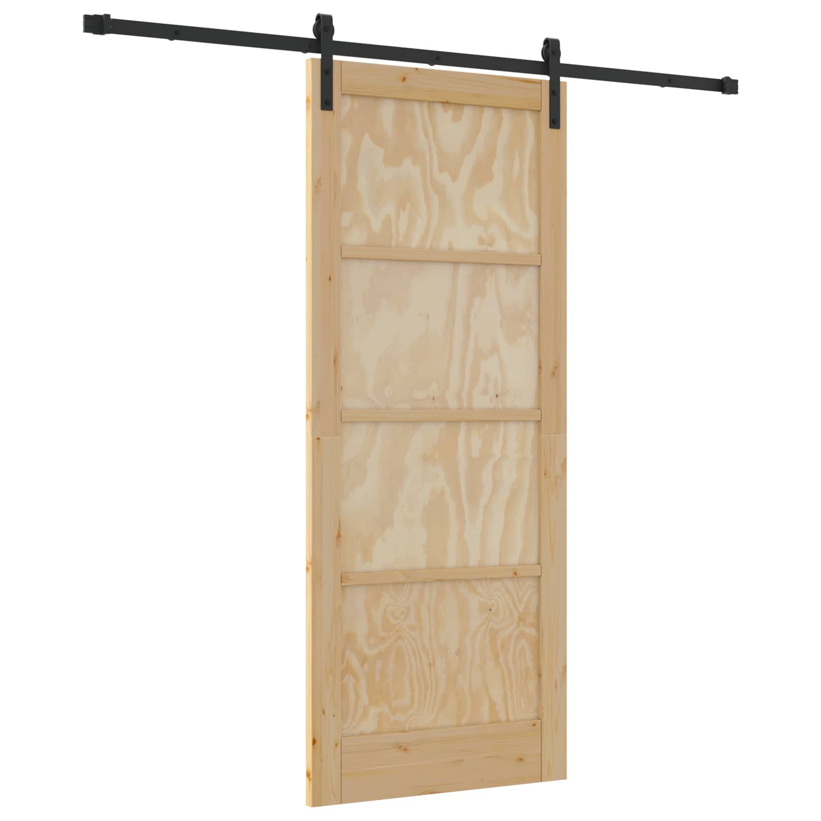 Klizna vrata Prirodna 83 x 202 cm Masivna borovina
