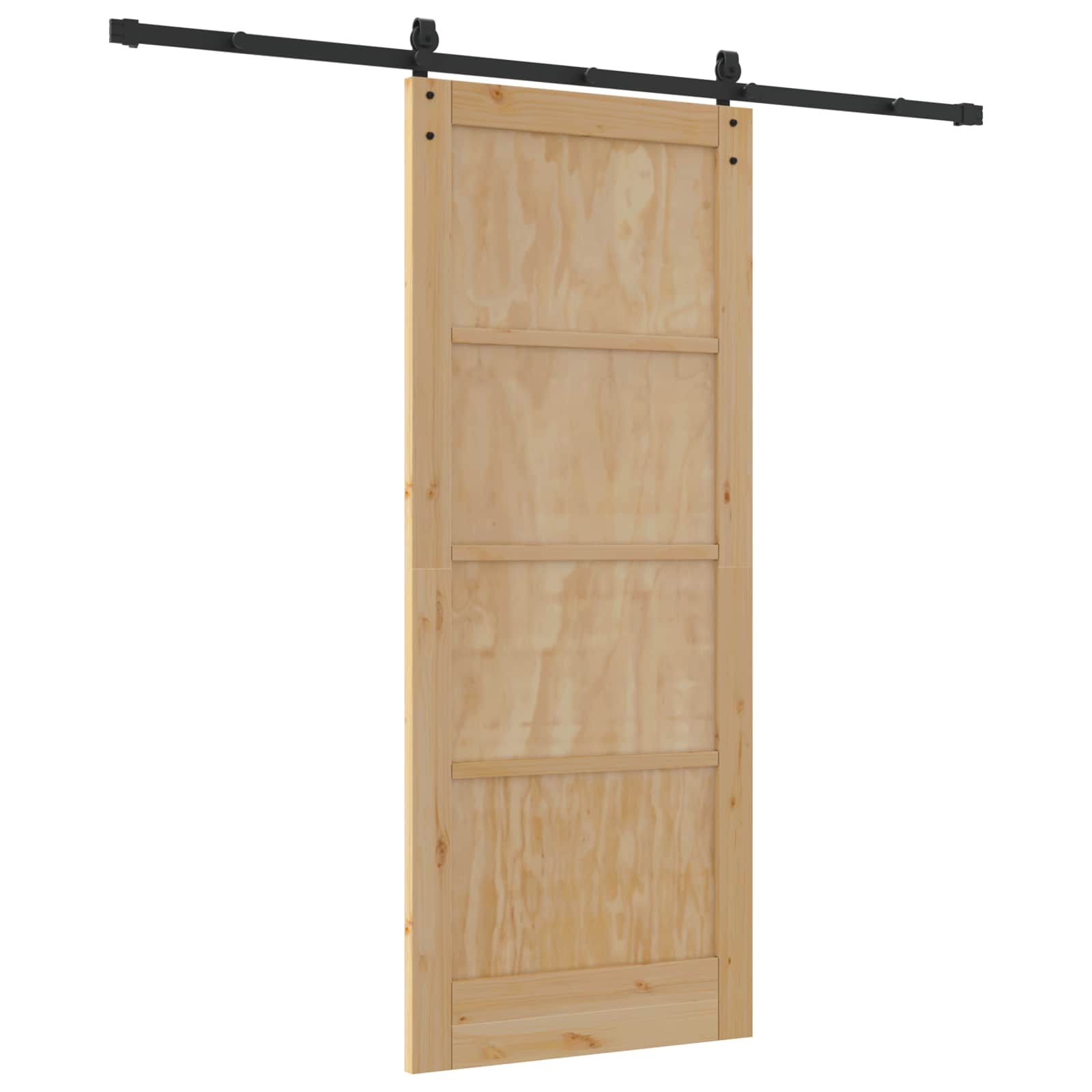 Klizna vrata Prirodna 83 x 202 cm Masivna borovina