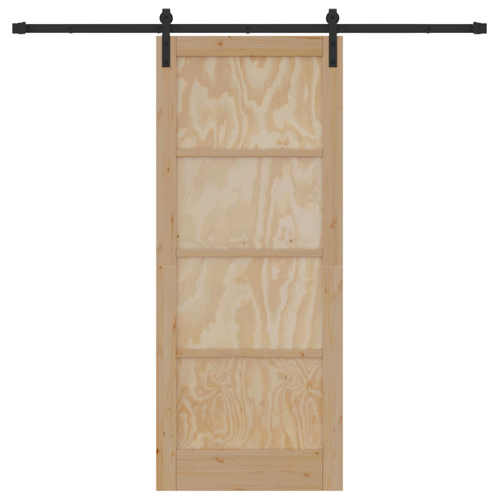 Klizna vrata Prirodna 83 x 202 cm Masivna borovina